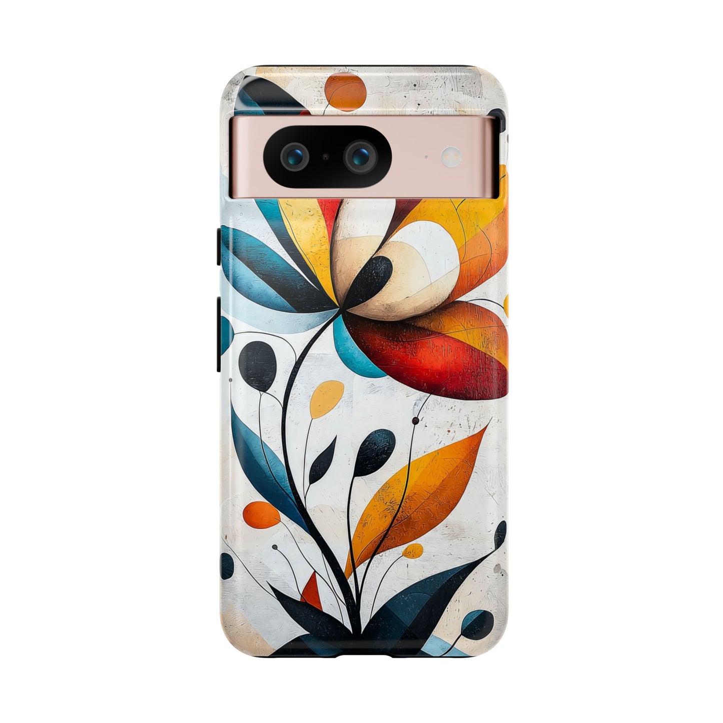 Prism Bloom – Bold Geometric Floral Case for iPhone, Pixel & Samsung