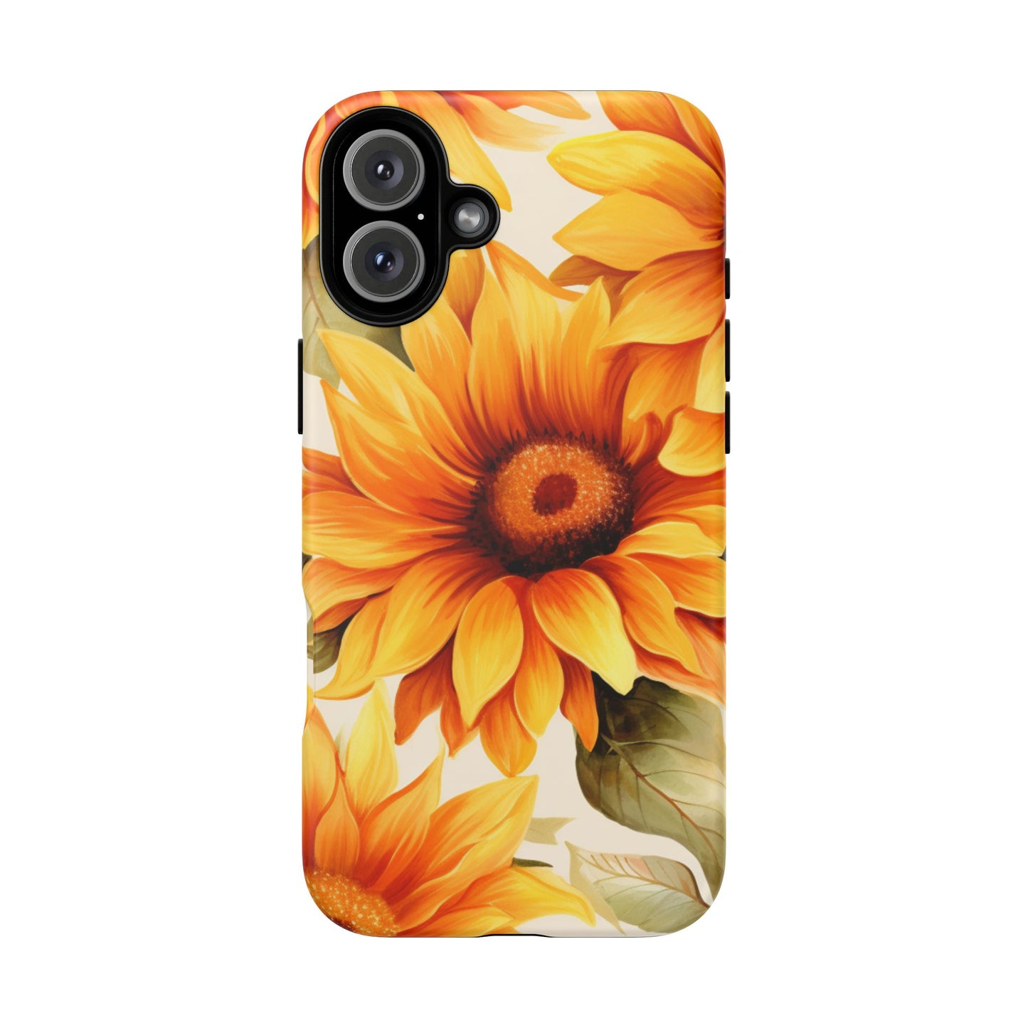Golden Sunflower Glow Mobile Case – Radiant & Elegant