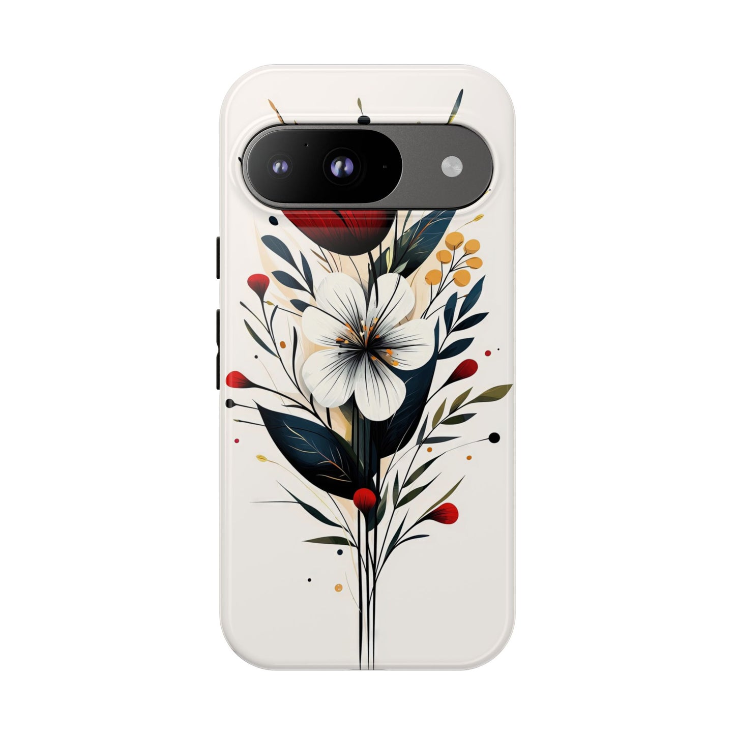 Wild Bloom – Minimal Floral Phone Case for iPhone, Pixel & Samsu