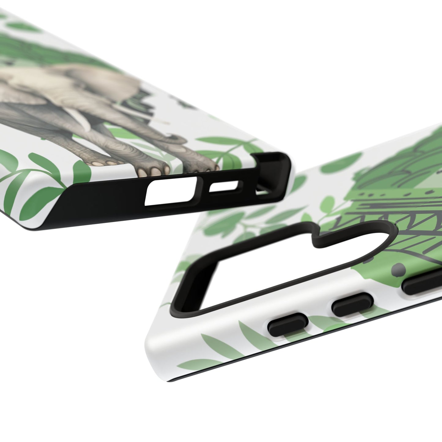 Tropical Elephant Mobile Cover – Nature-Inspired Boho Art