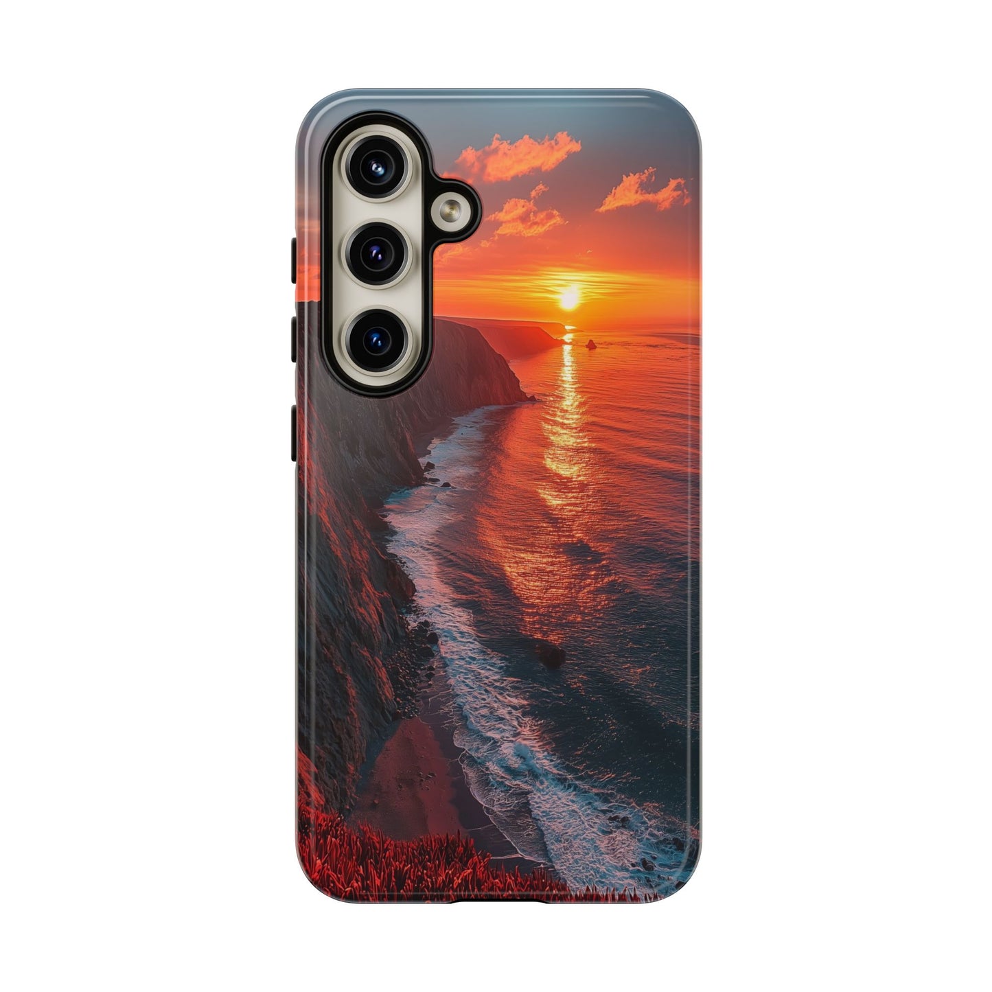 Minimal Nature Scene Case – Calm Landscape for iPhone, Samsung & Pixel