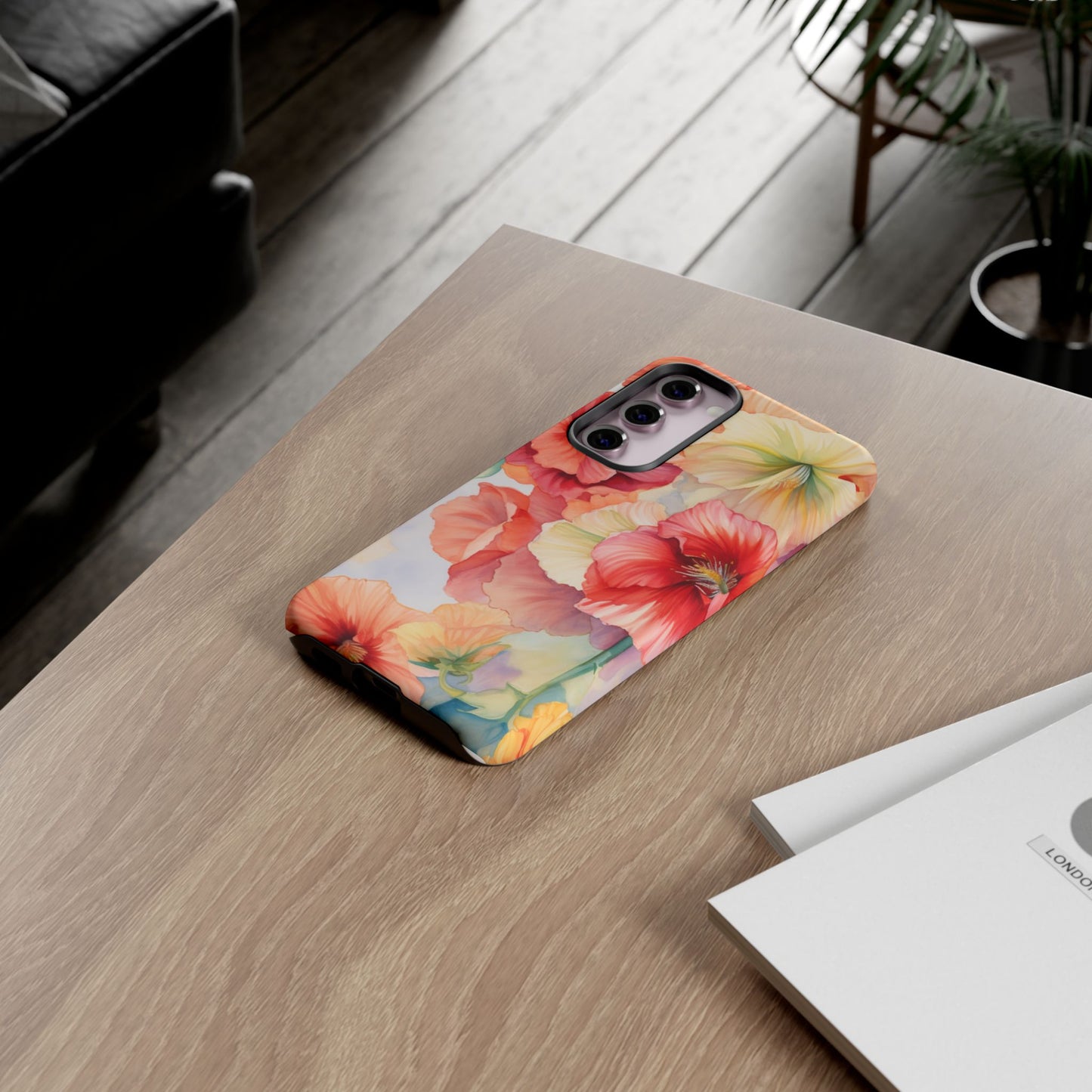 Floral Harmony Watercolor Mobile Case