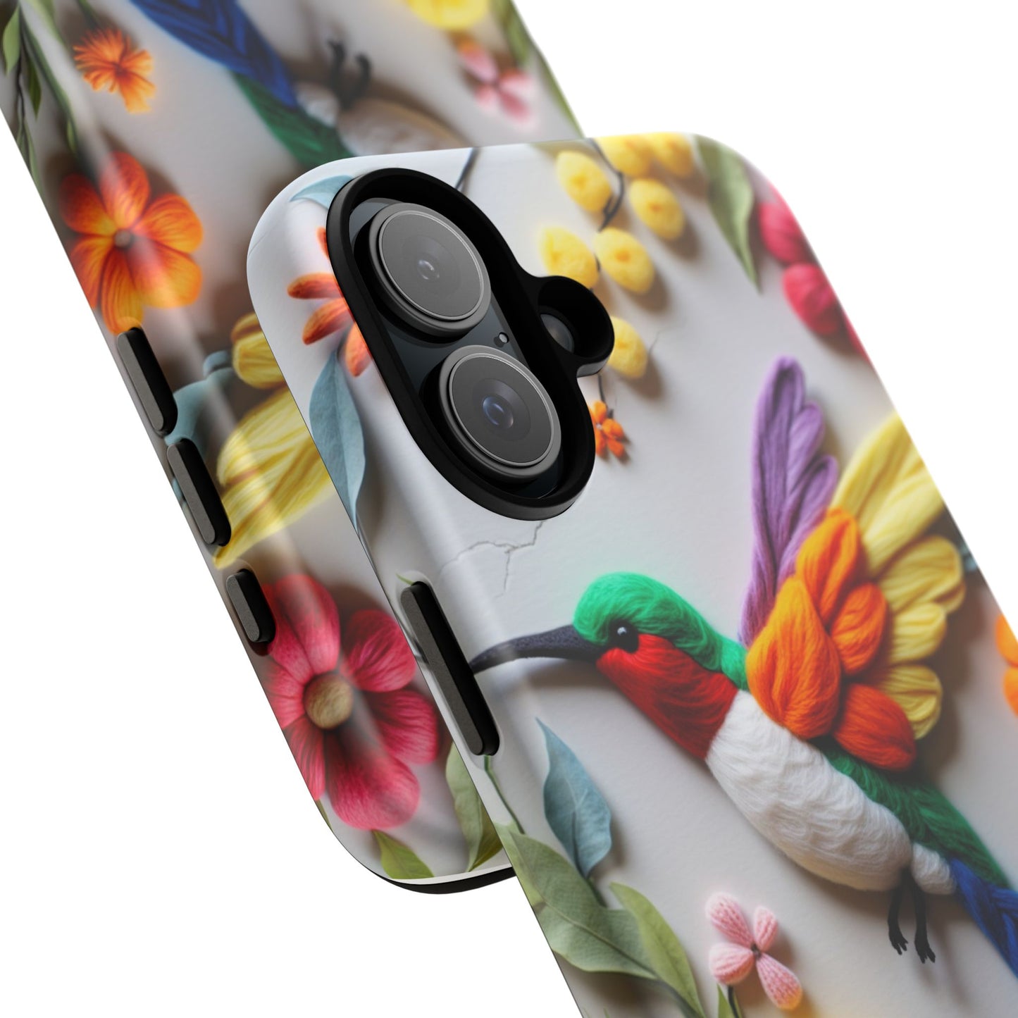 Elegant Hummingbird with Floral Mosaic Design | Nature's Artistic Vibes | Pixel 8 pro