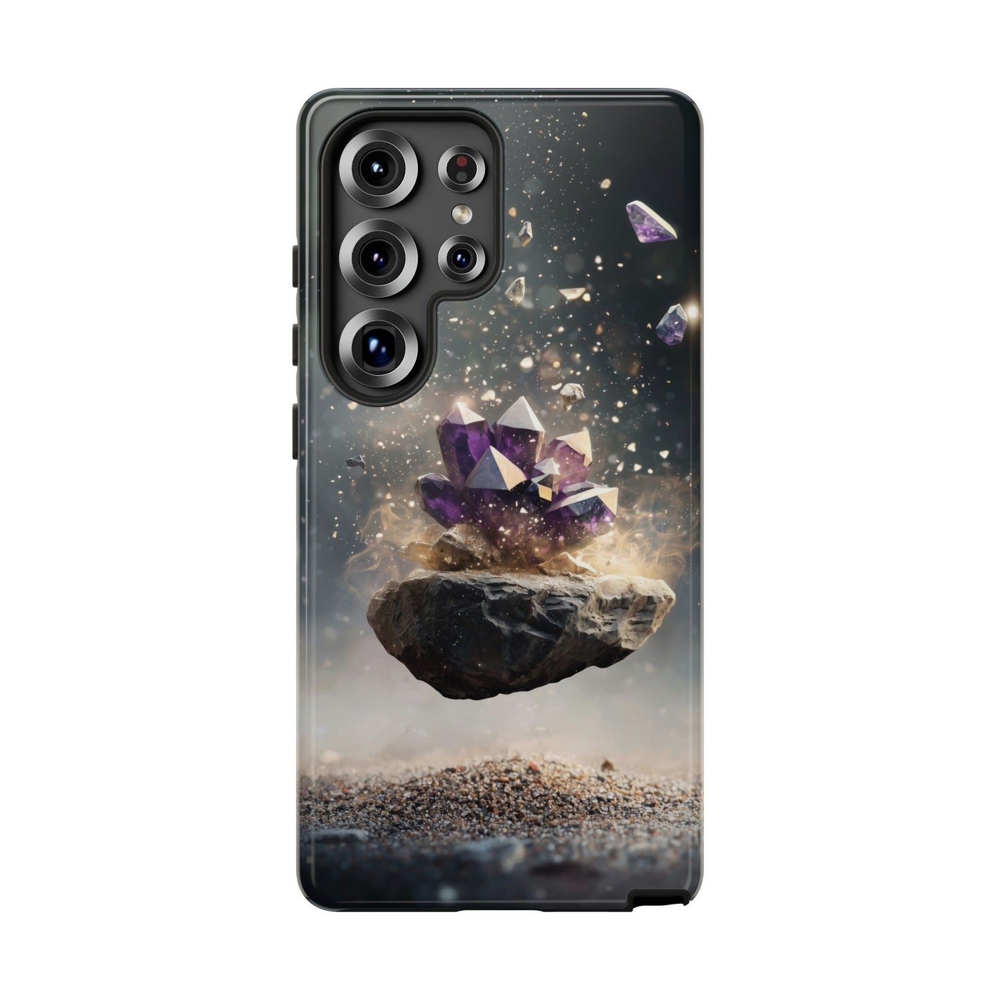 Mystic Amethyst Stones Phone Case for iPhone, Samsung & Google Pixel