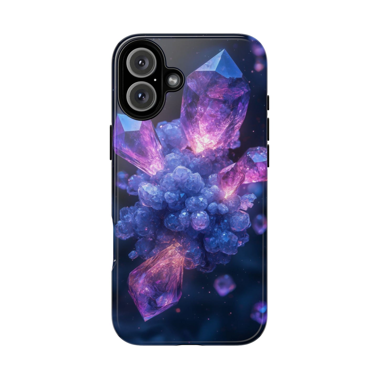 Cosmic Amethyst Crystal Phone Case for iPhone, Samsung & Google Pixel