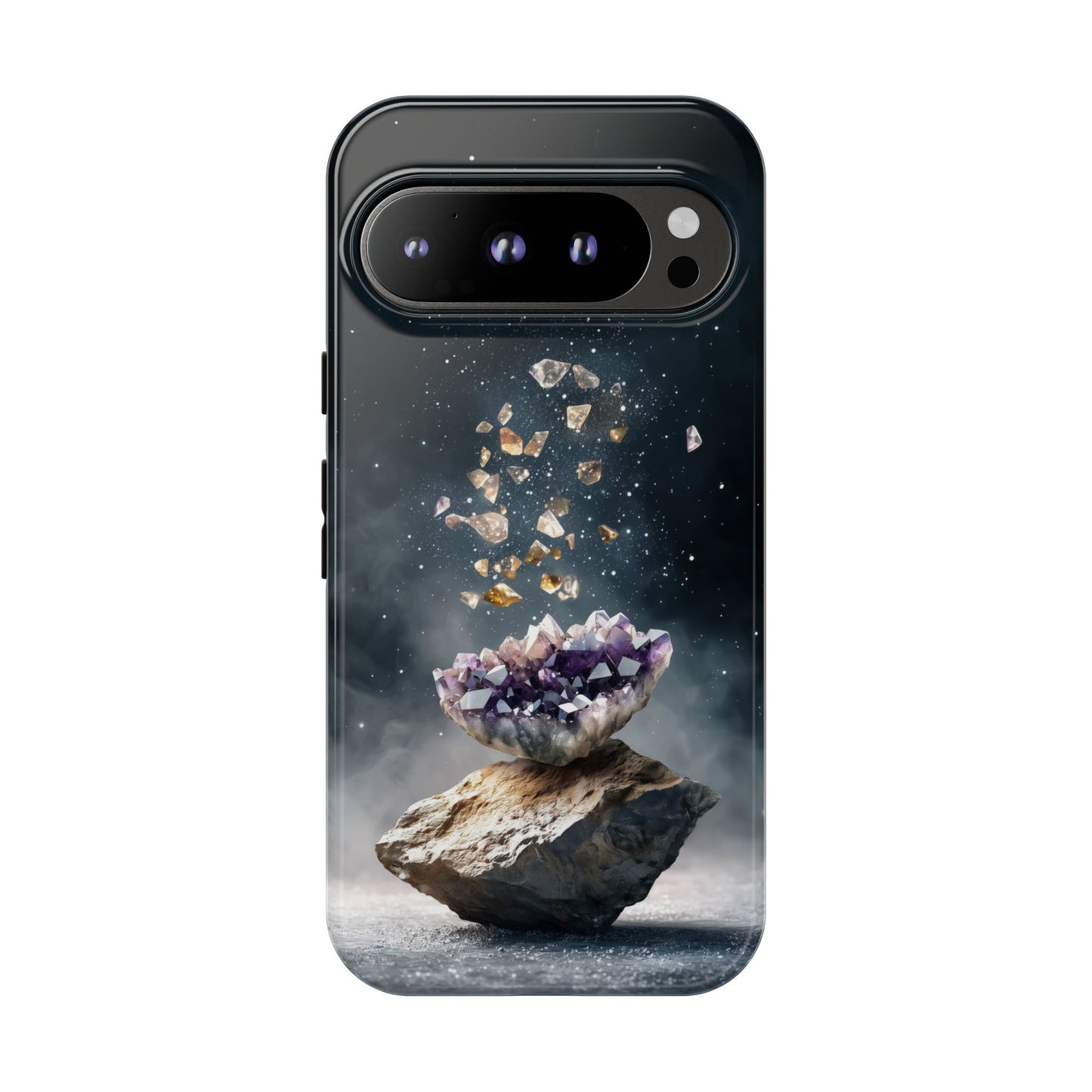 Mystic Amethyst Stones Phone Case for iPhone, Samsung & Google Pixel