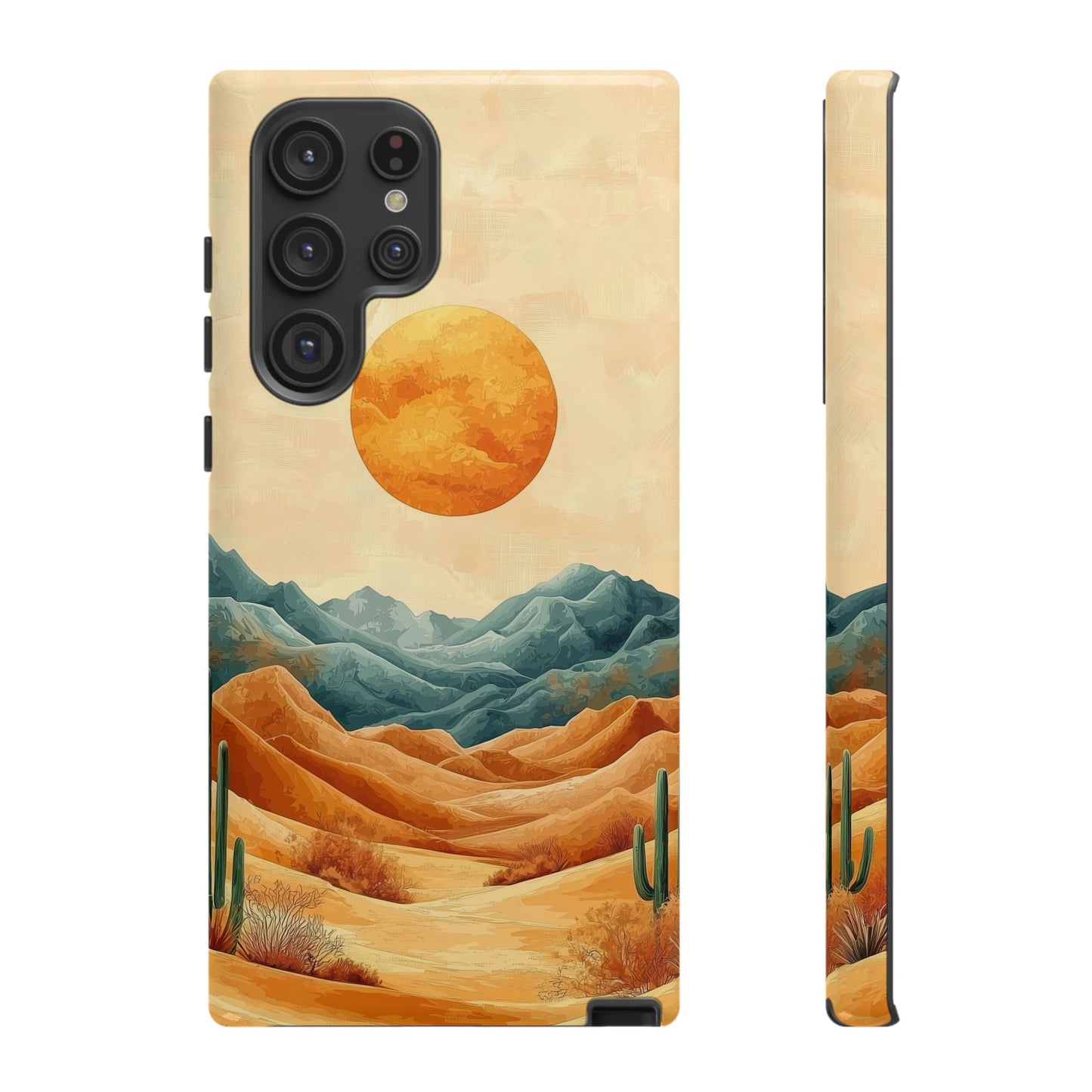 Golden Solstice Desert Boho Phone Case for iPhone, Pixel & Samsung