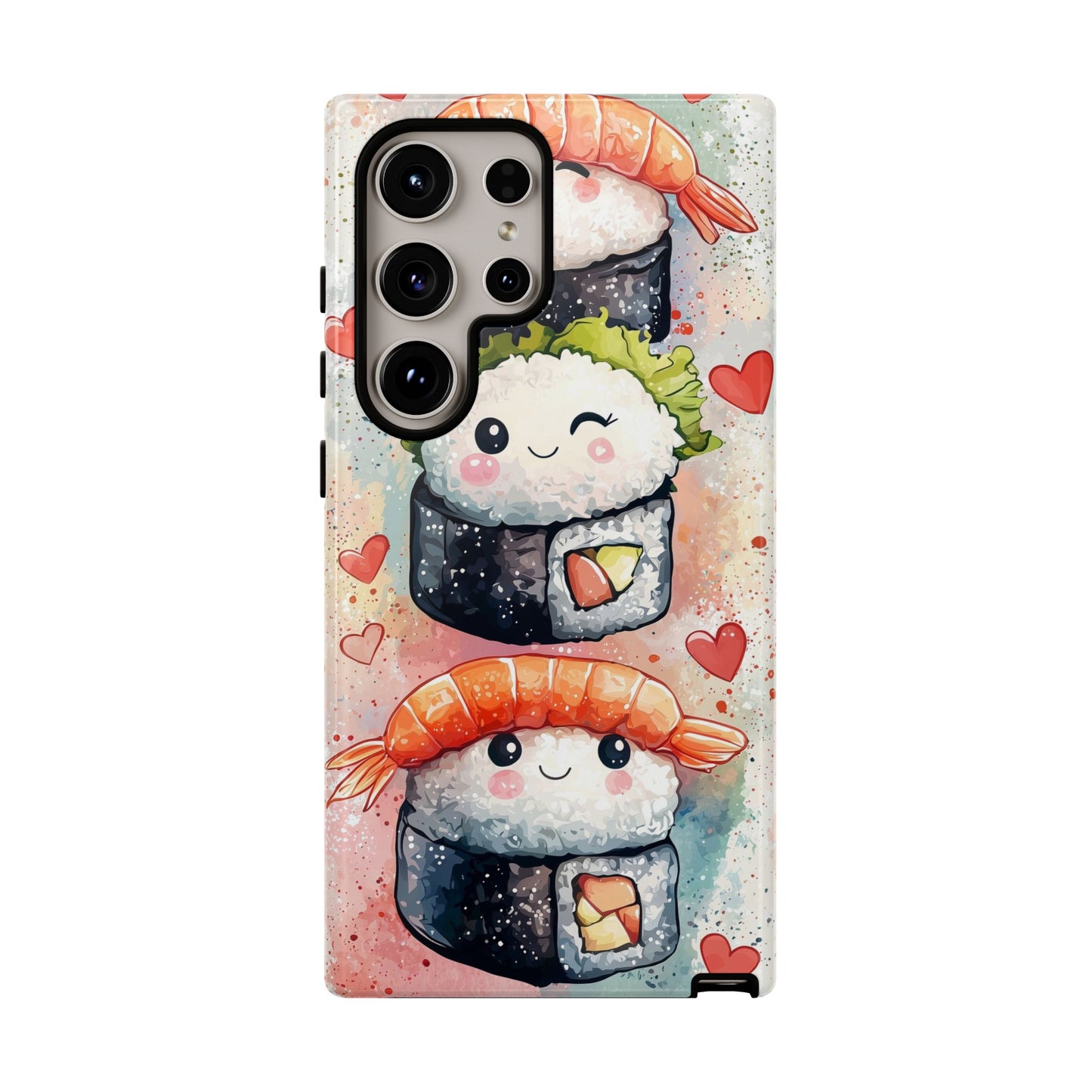 Sweet Sushi Trio - Anime Phone Case Cover for iPhone, Samsung, Google Pixel