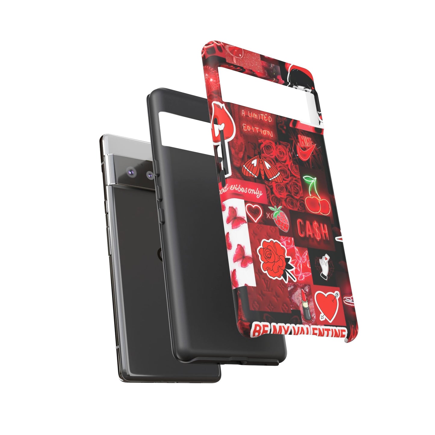 Red Pop Art Neon Vibes Phone Case