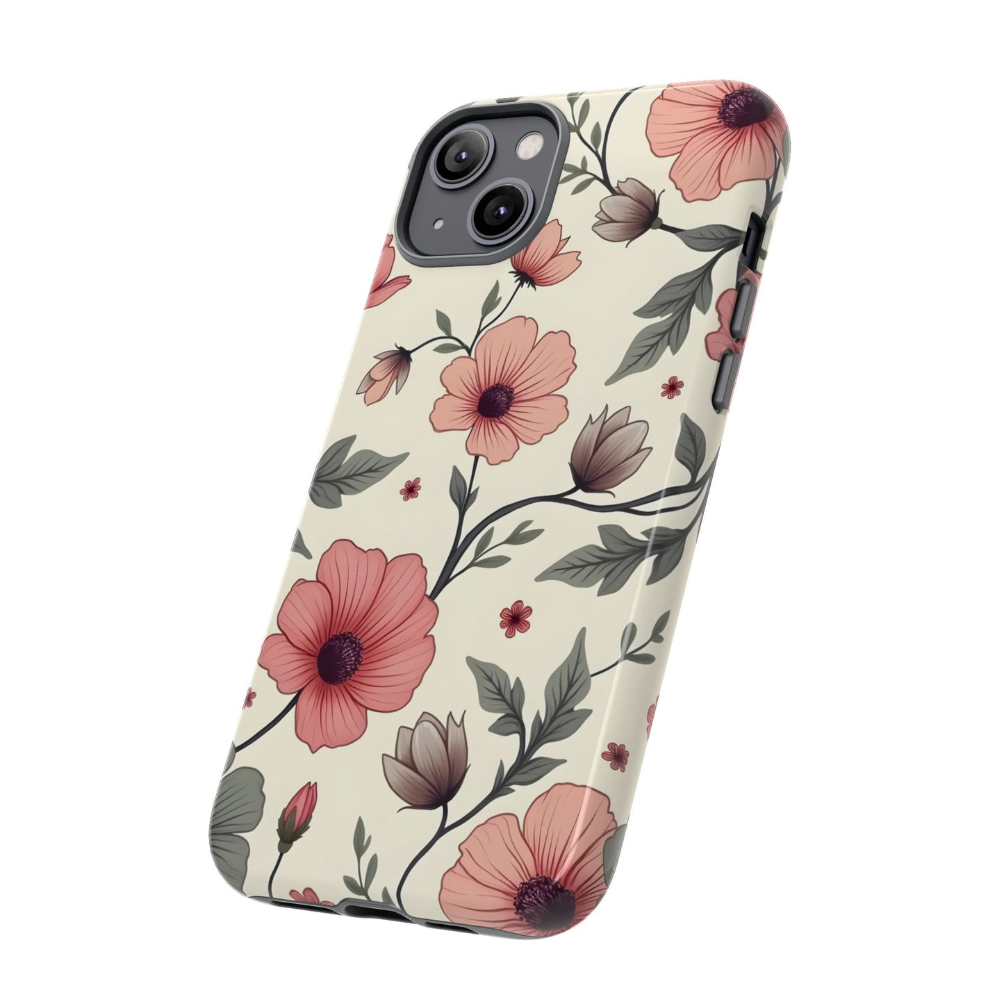 Floral Iphone Case, Botanical Pattern Design