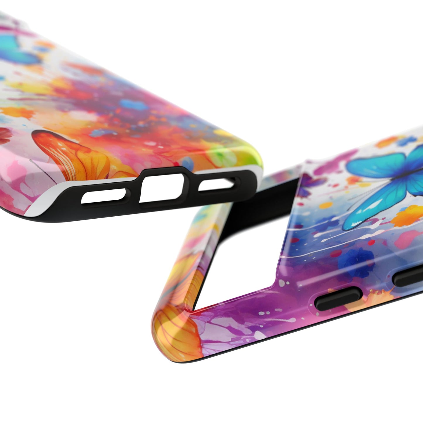 Vibrant Watercolor Butterfly Mobile Case
