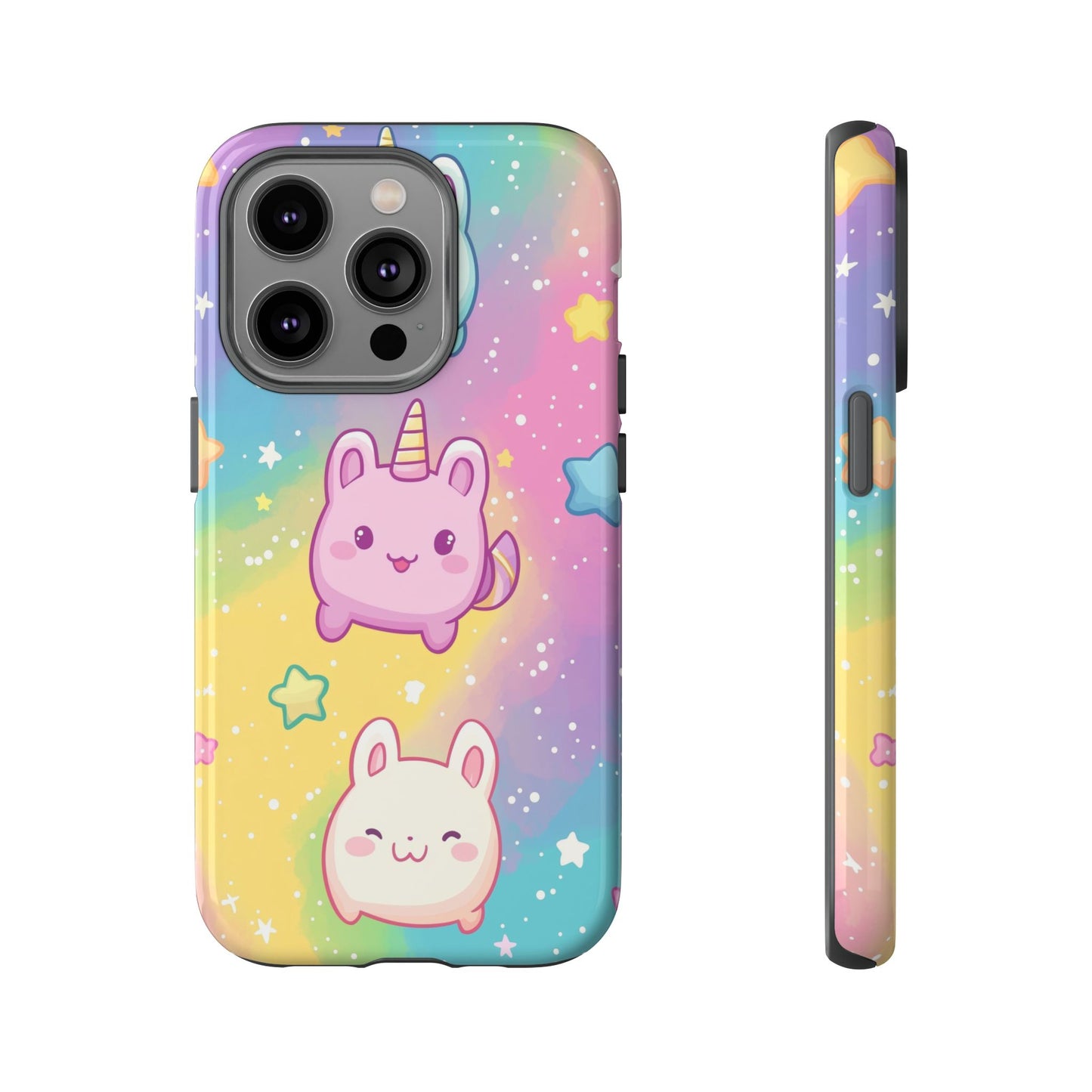 Pastel Unicorn Bunny Anime Phone Case for iPhone, Samsung, Google Pixel