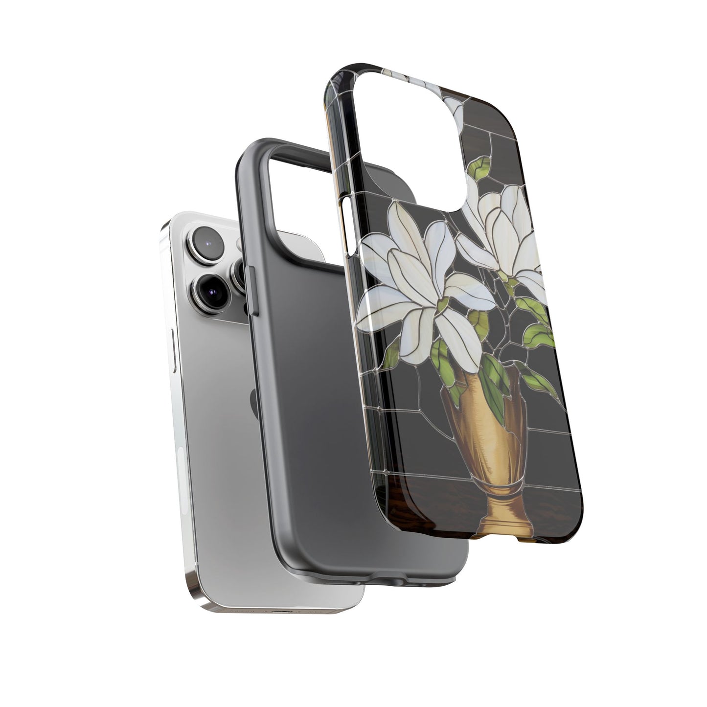 Stained Glass Floral Phone Case