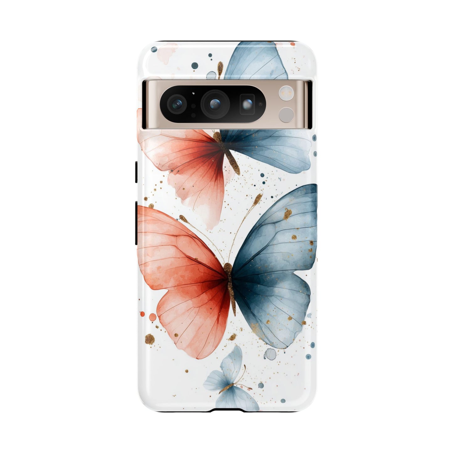 Golden Wings" – Elegant Butterfly Art Case for iPhone, google Pixel & Samsung