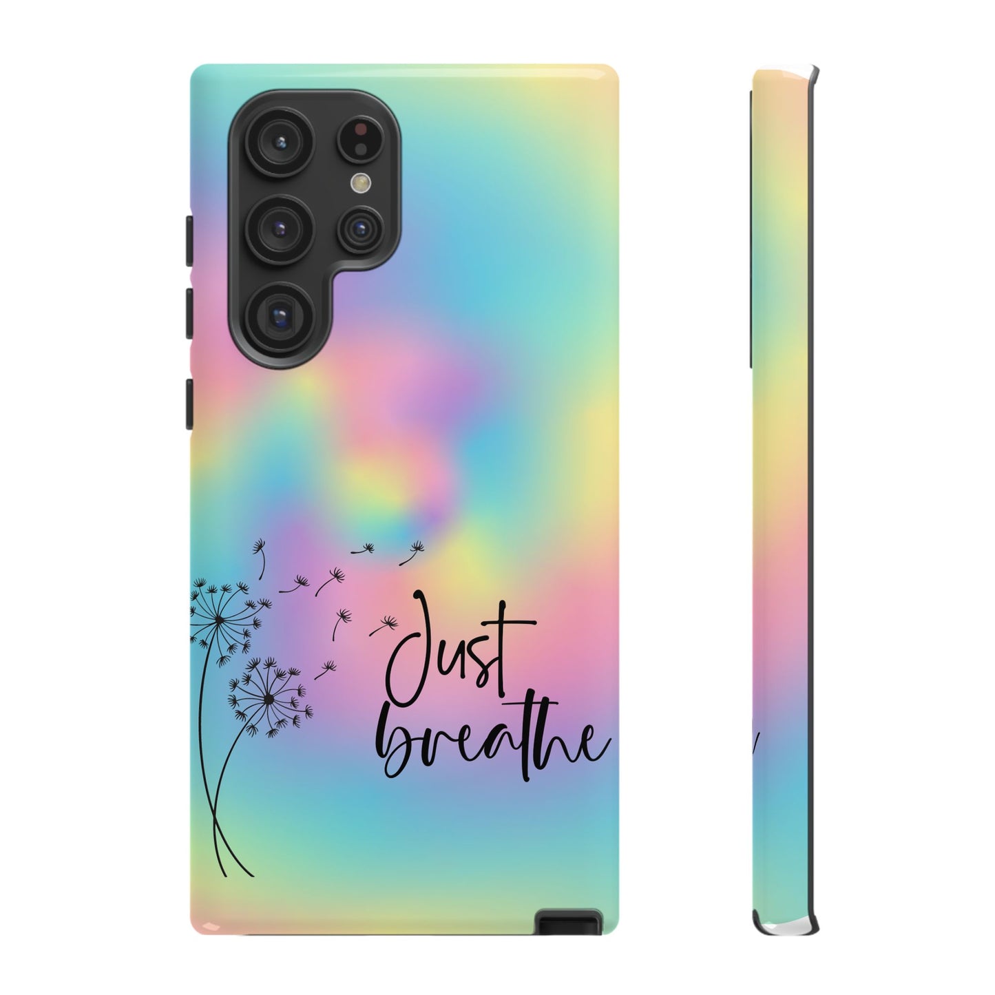 Just Breathe Phone Case - Aesthetic Minimalist Cover for iPhone, Samsung & Google Pixel