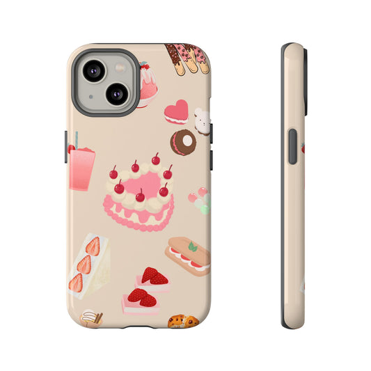 Cute Dessert Lover Phone Case – Sweet Treats Design for iPhone, Samsung & Google Pixel