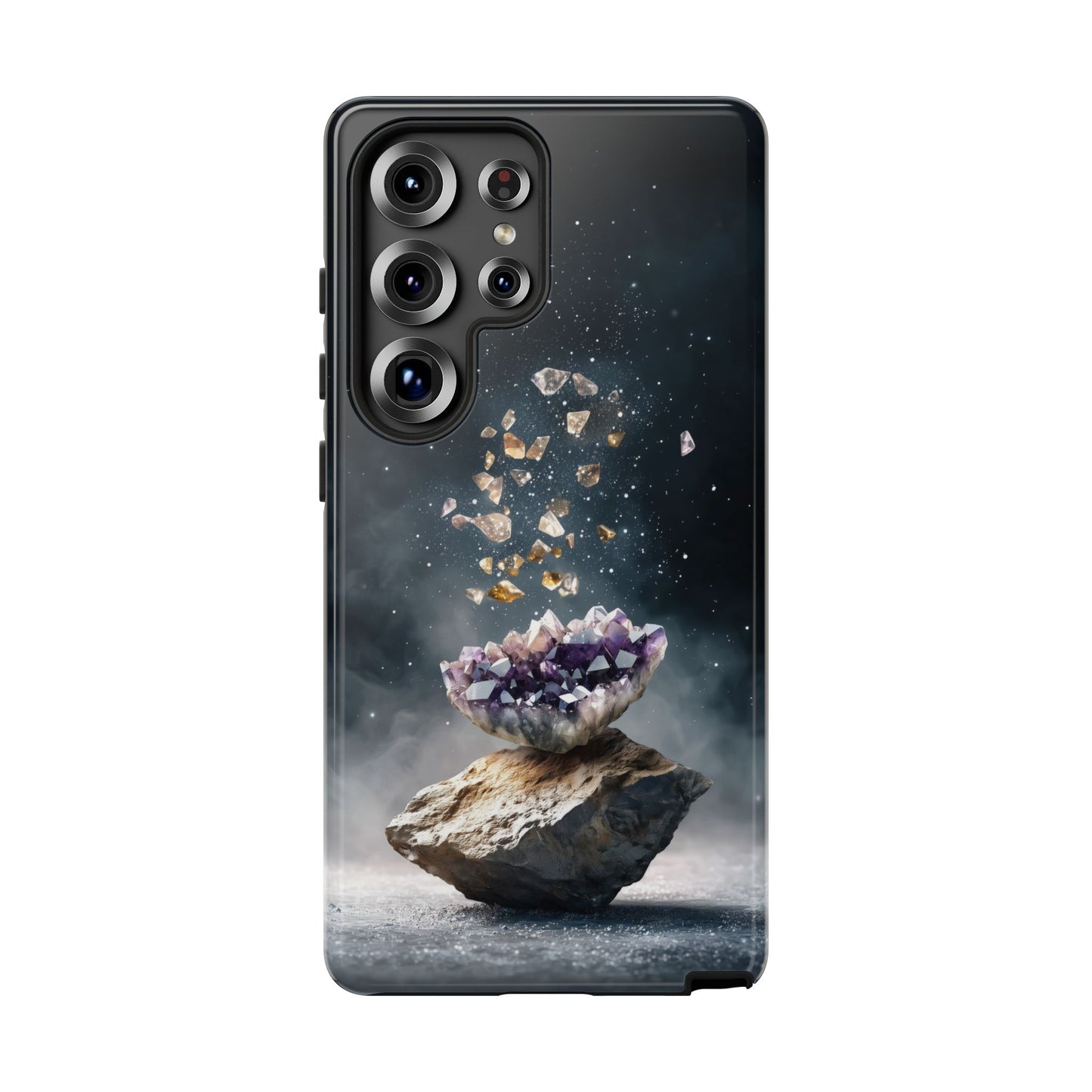 Mystic Amethyst Stones Phone Case for iPhone, Samsung & Google Pixel