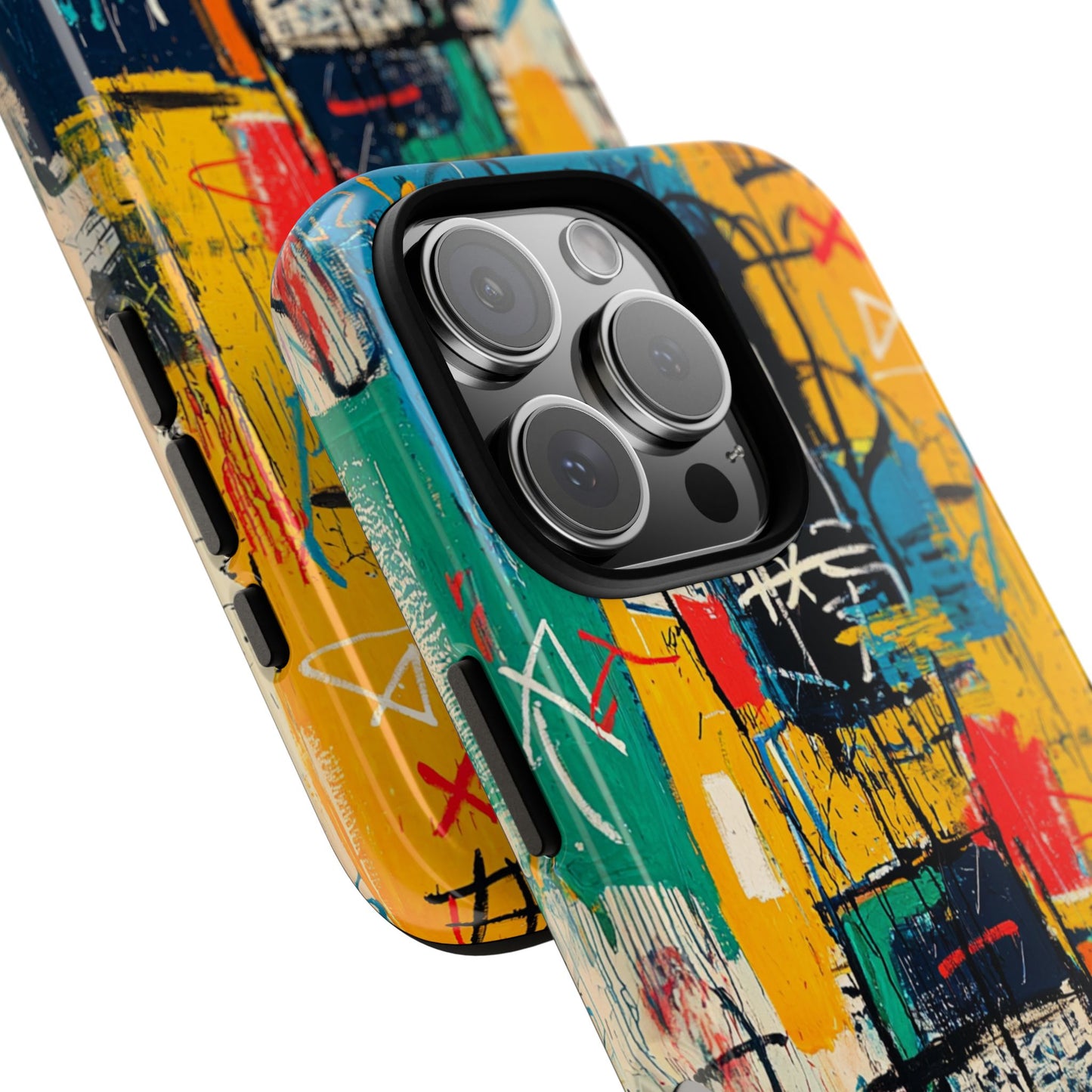 Basquiat Phone Case – Urban Street Art Design - iPhone, Samsung & Google Pixel Cover - Artistic Painting Case, Art Lover Gift