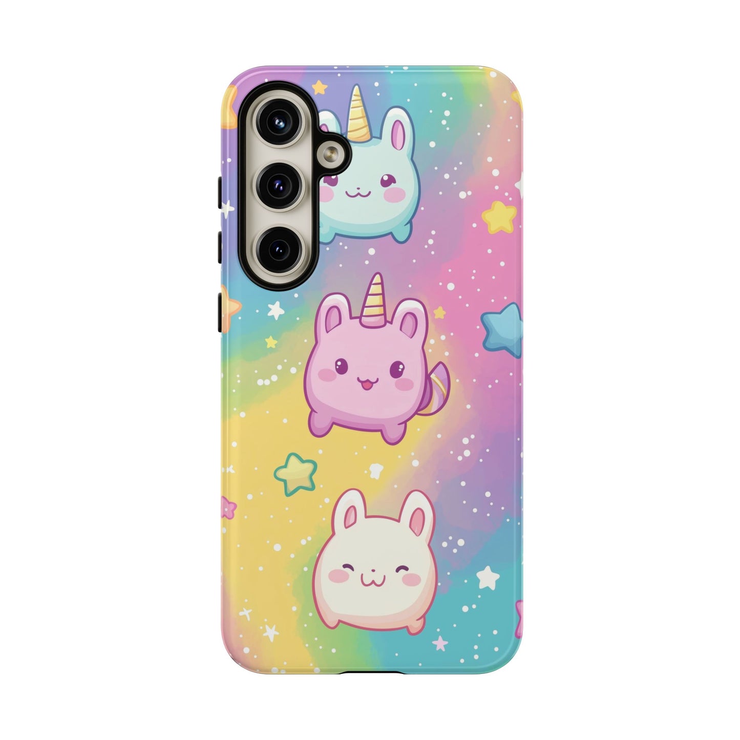 Pastel Unicorn Bunny Anime Phone Case for iPhone, Samsung, Google Pixel
