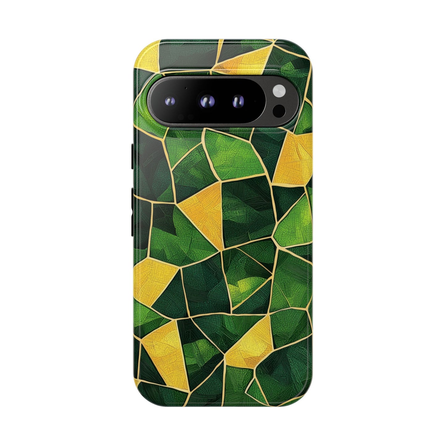 Intricate Turtle Shell Mosaic Phone Case for iPhone, Samsung & Google Pixel