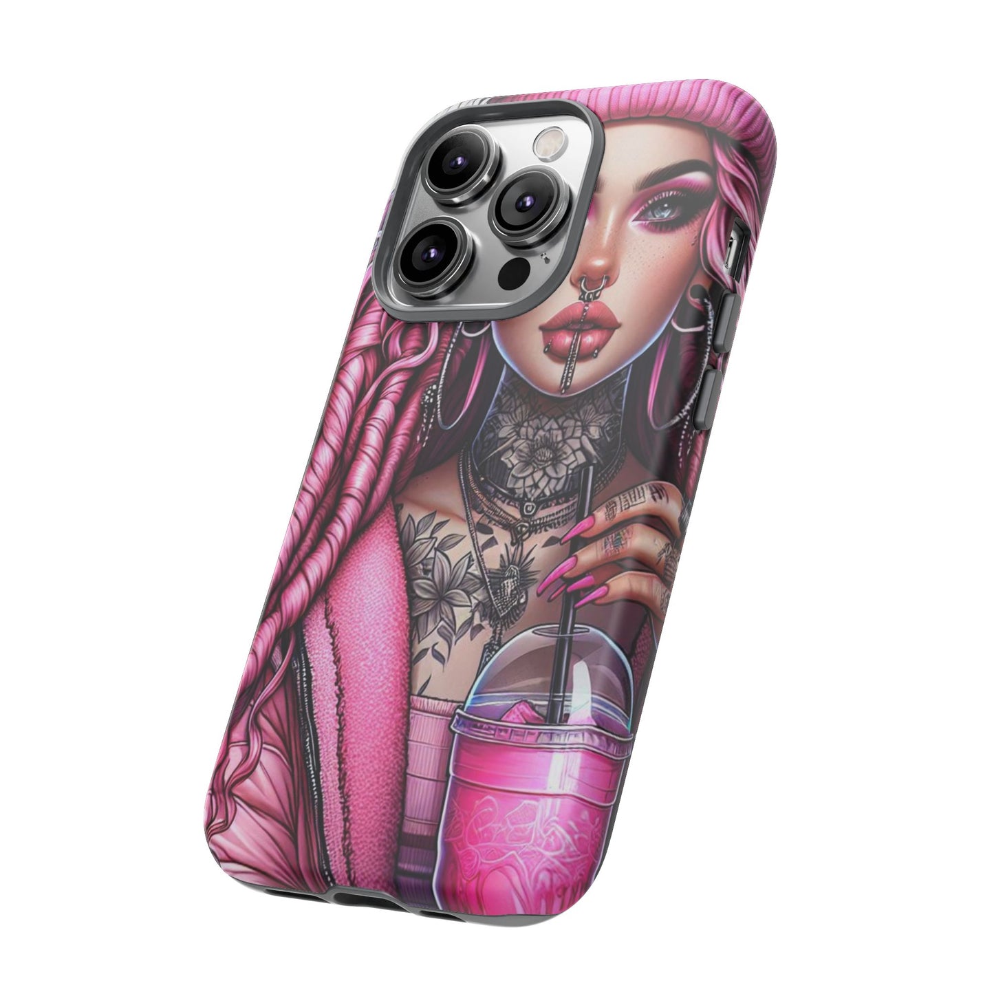 Pink Rebellion – Edgy Street Style & Tattooed Chic Mobile Cover