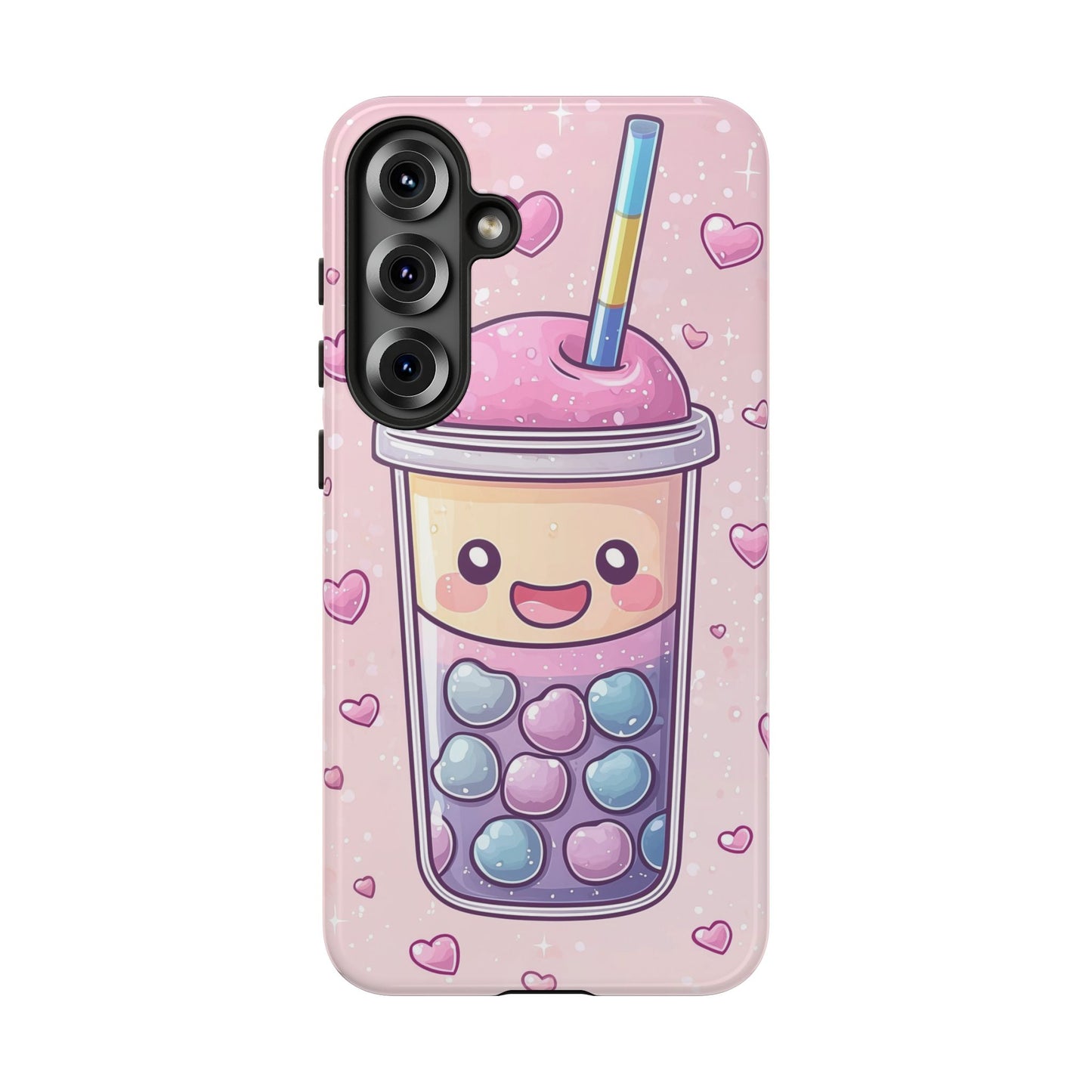 Sweet Bubble Tea Love Phone Case for iPhone, Samsung, Google Pixel