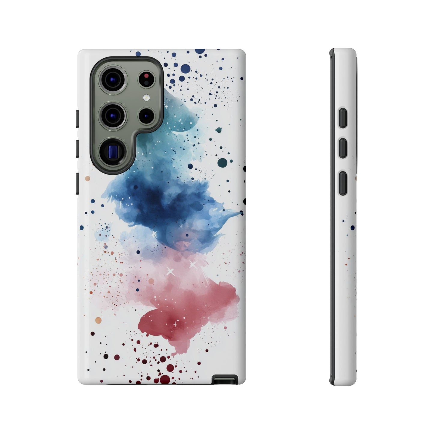 Cosmic Bloom Watercolor Phone Case for iPhone, google Pixel & Samsung