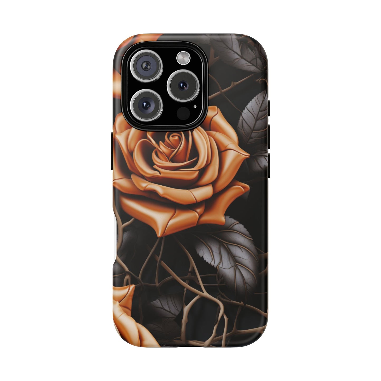 Midnight Gold Rose Mobile Case