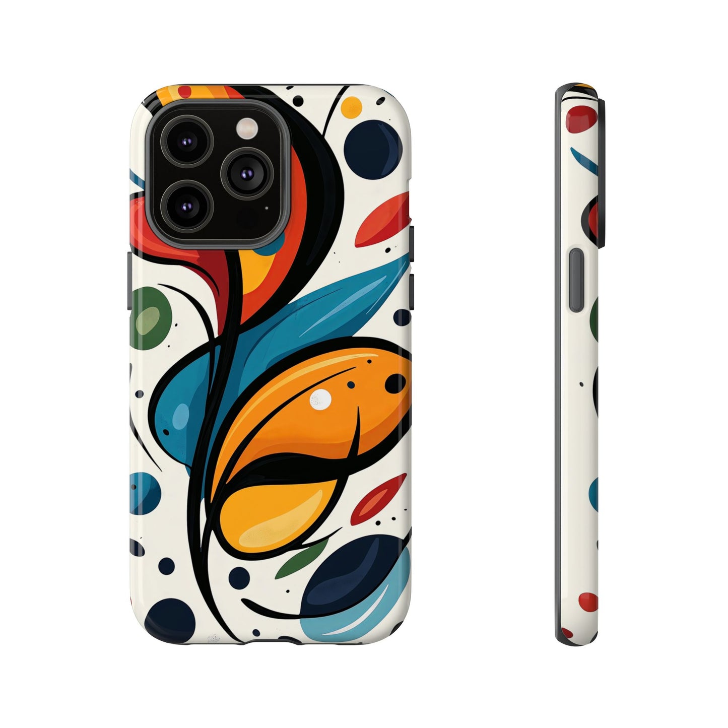 Vibrance Bloom – Bold Abstract Burst Phone Case for iPhone, Google Pixel, Samsung