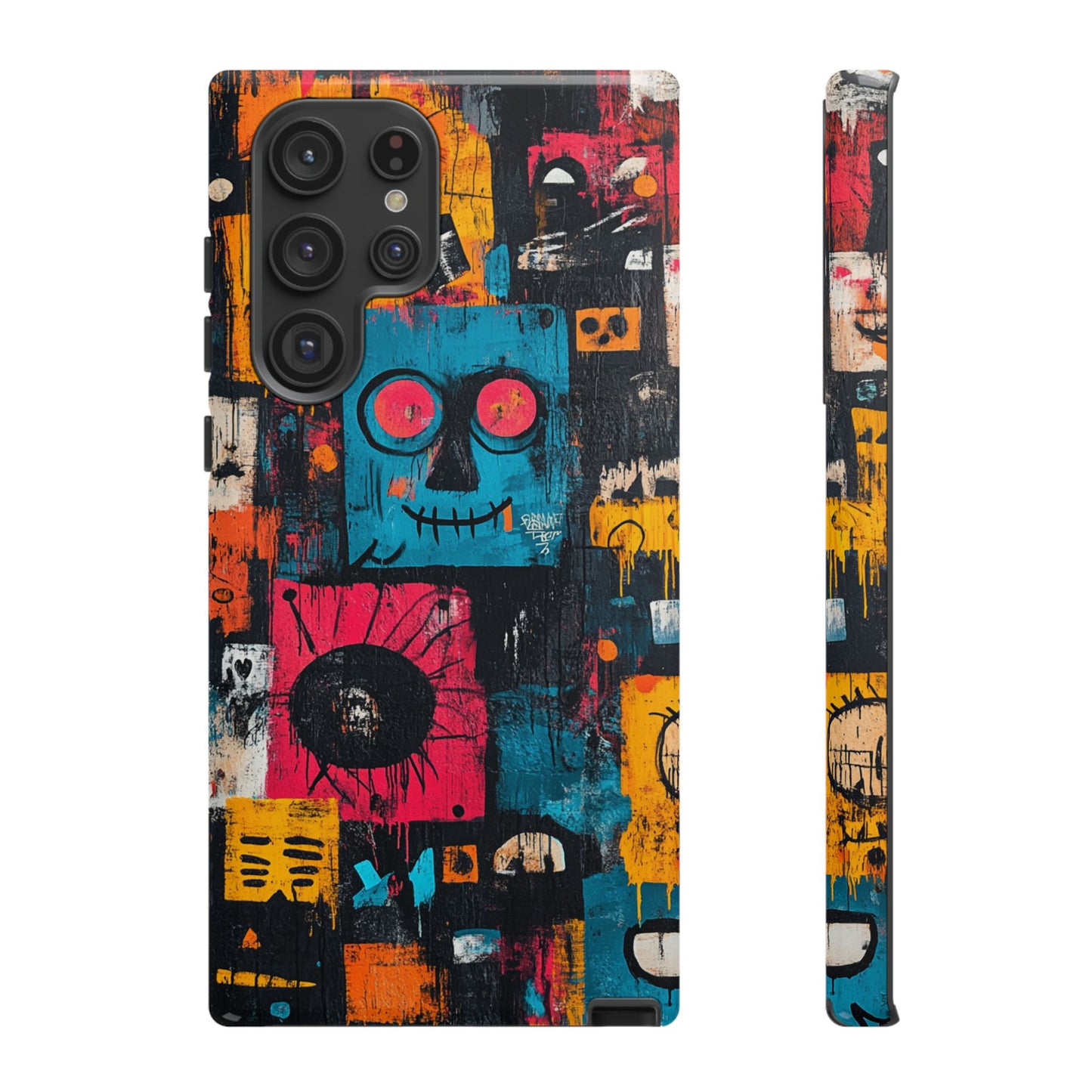 Jean-Michel Basquiat Art Phone Case – Modern Aesthetic Cover - iPhone, Samsung & Google Pixel Cover - Artistic Painting Case, Art Lover Gift