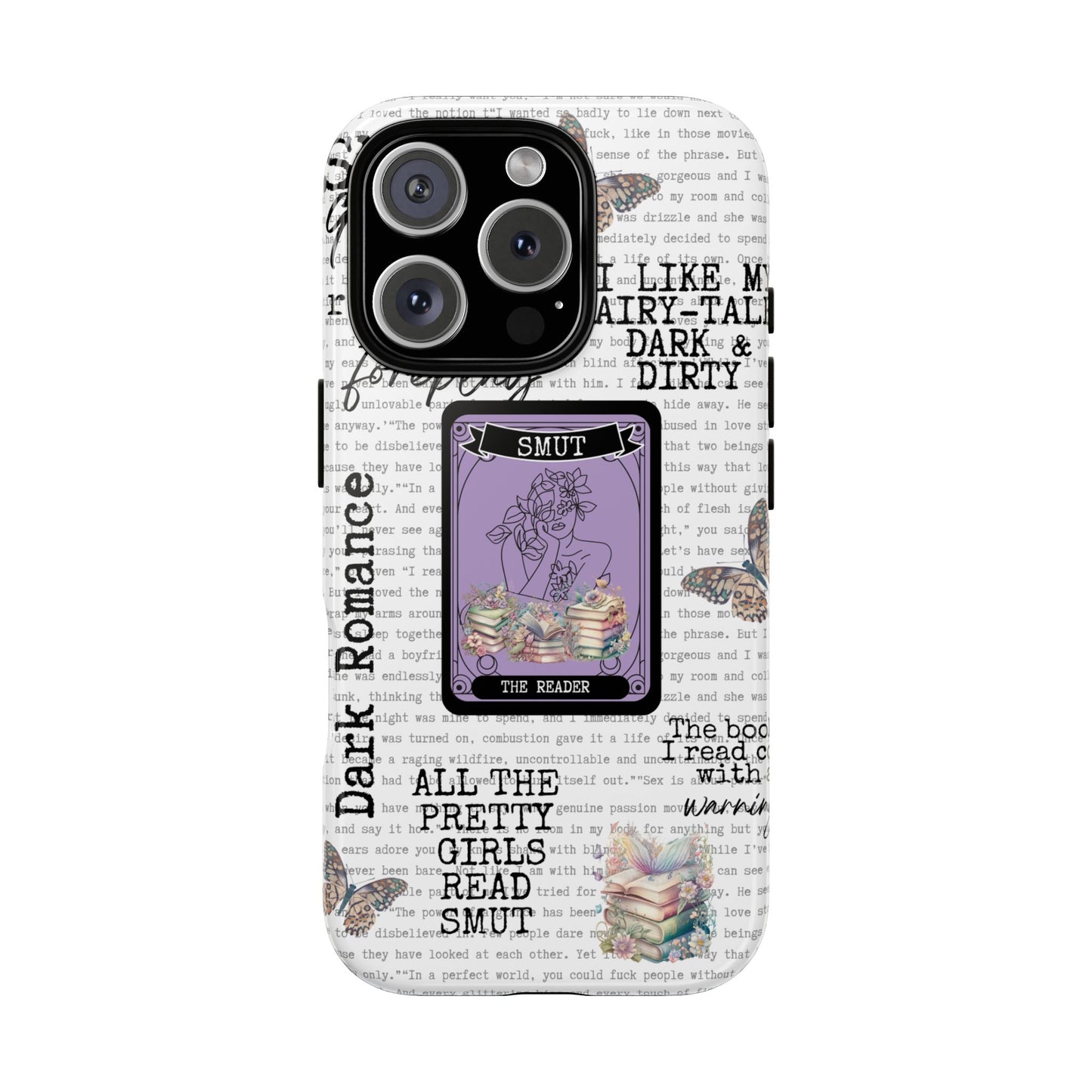 Smut Queen Phone Case β iPhone, Samsung & Google Pixel Cute Bookish Cover, Book Lover Gift