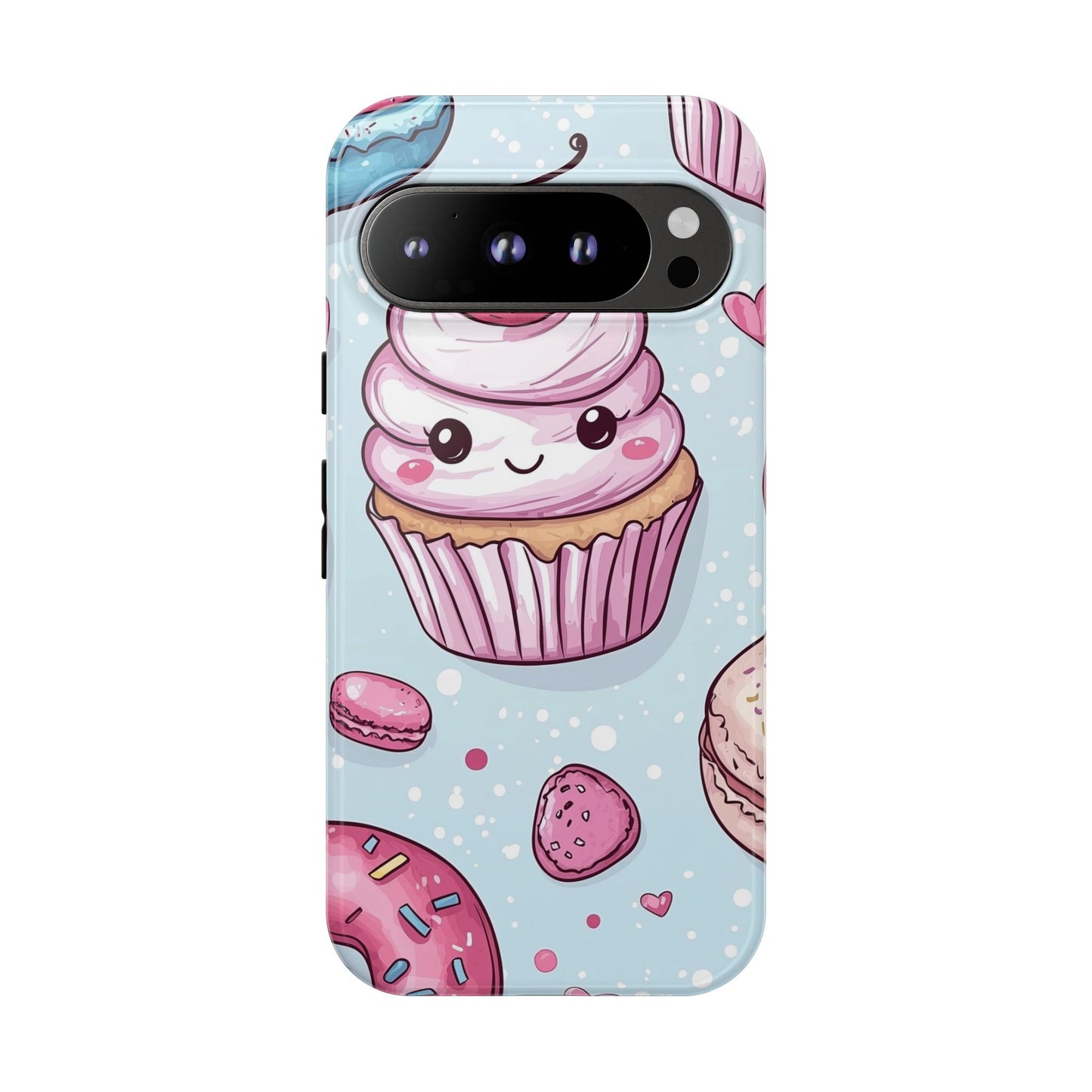 Kawaii Sweets: Adorable Dessert Anime Phone Case for iPhone, Samsung, Google Pixel