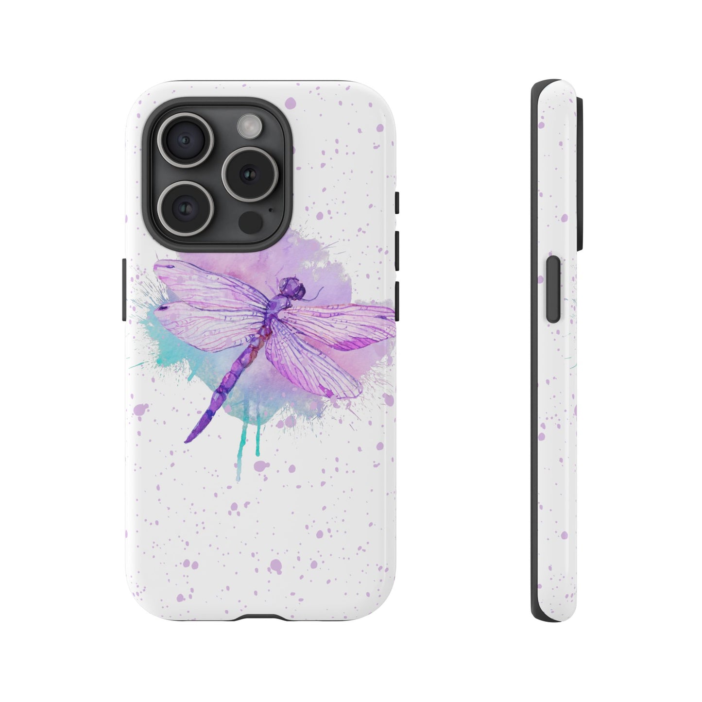 Watercolor Dragonfly Print Phone Case - iPhone, Samsung & Google Pixel Cover - Artistic Phone Case, Insect Lover Gift