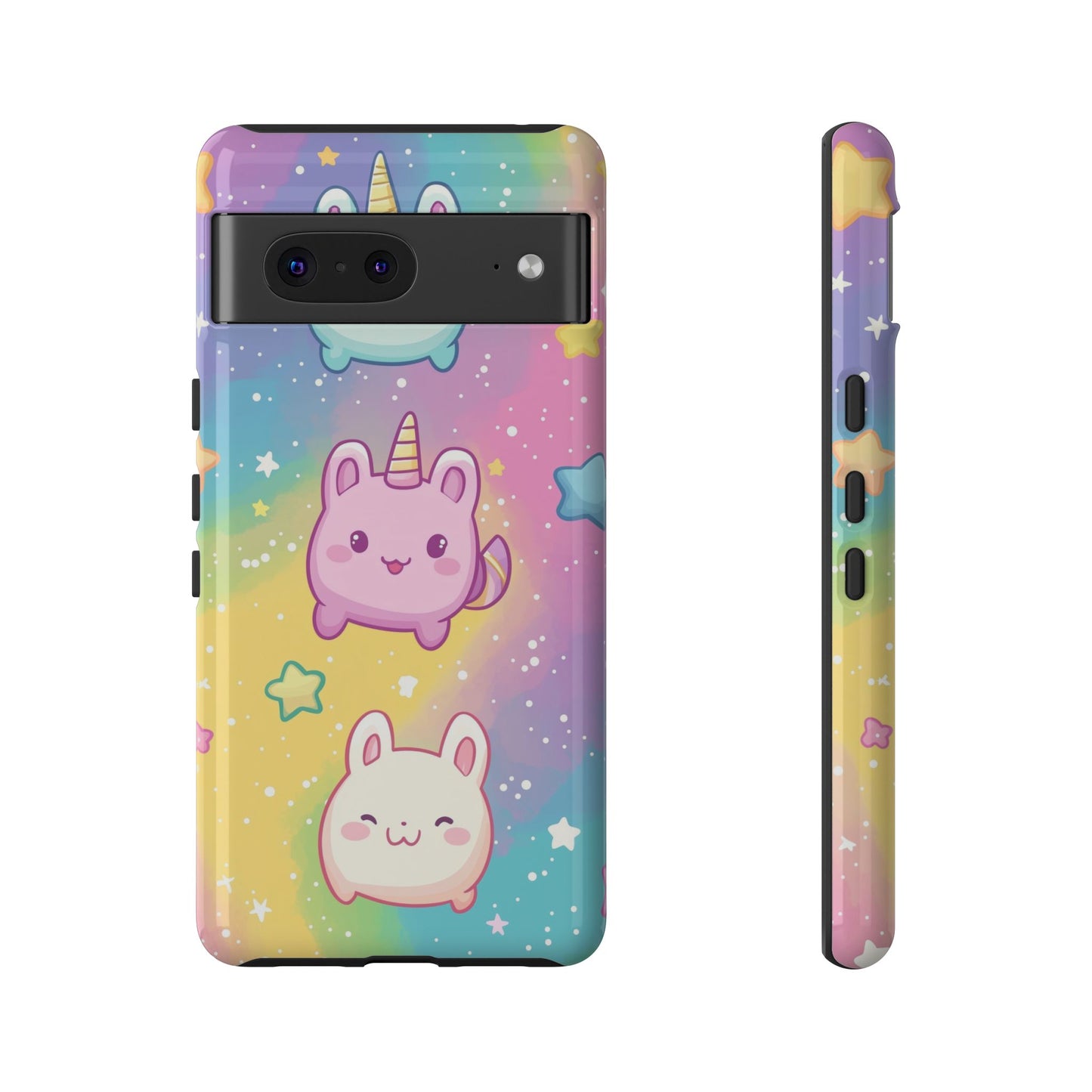 Pastel Unicorn Bunny Anime Phone Case for iPhone, Samsung, Google Pixel