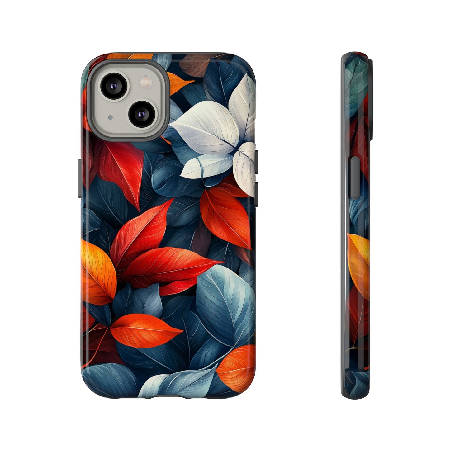 Autumn Midnight Leaves | Luxe Floral Phone Case for iPhone, Pixel & Samsung