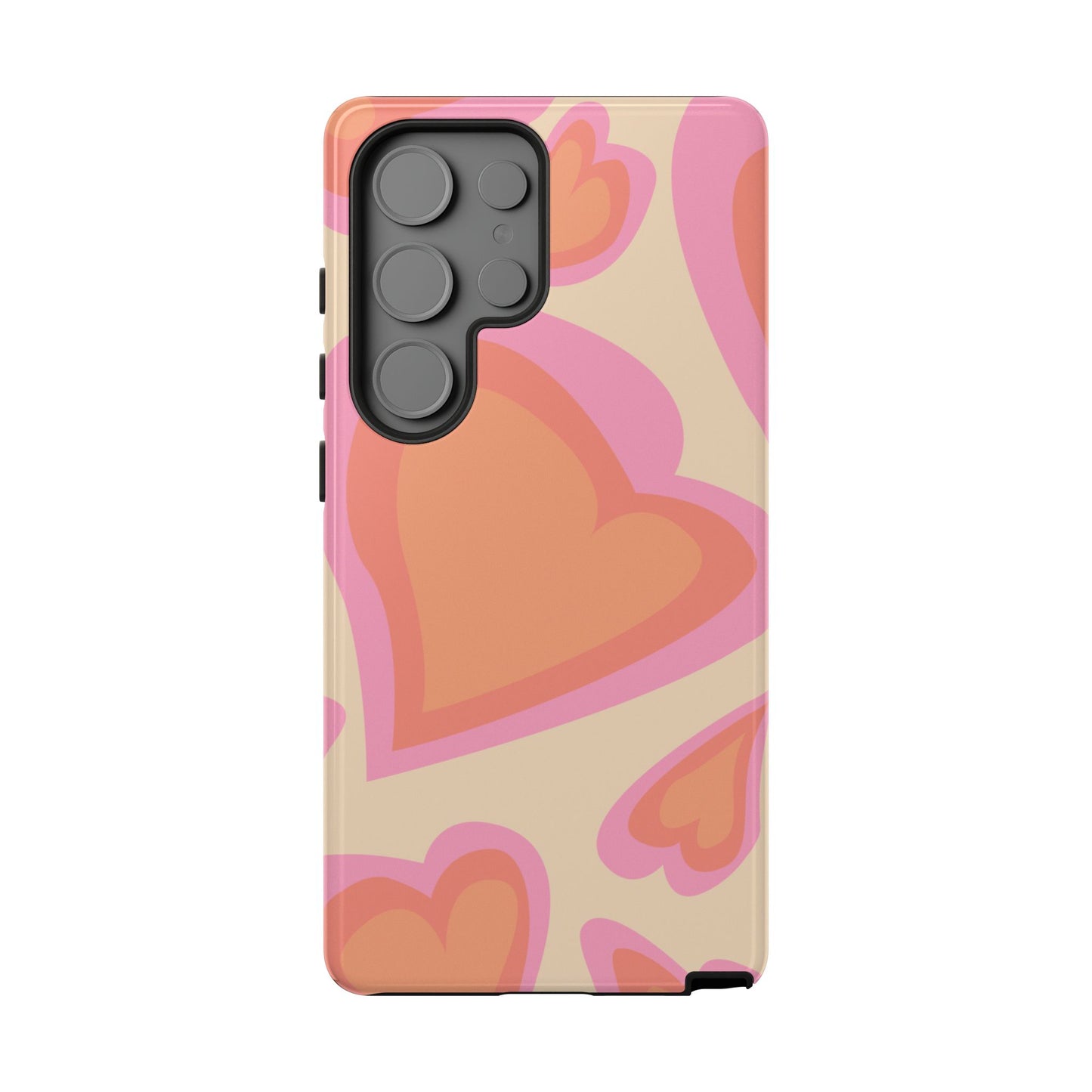 Retro Heart Phone Case – Cute Vintage Aesthetic for iPhone, Samsung & Google Pixel