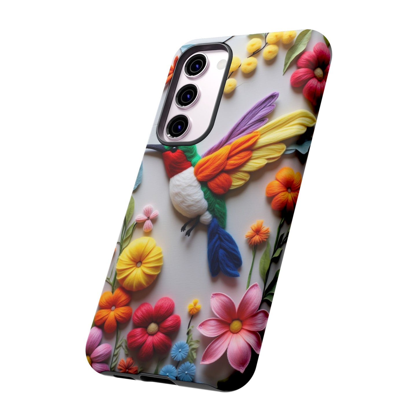 Elegant Hummingbird with Floral Mosaic Design | Nature's Artistic Vibes | Pixel 8 pro