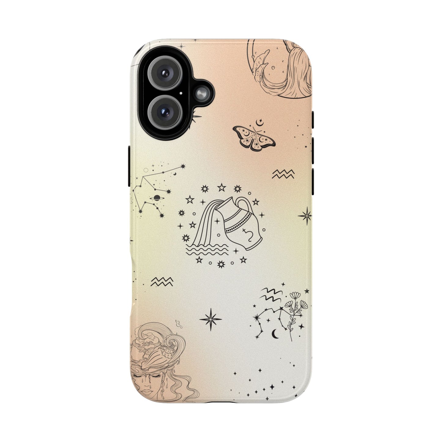 Aquarius Zodiac Sign Phone Case β Futuristic & Unique Design for iPhone, Samsung & Google Pixel