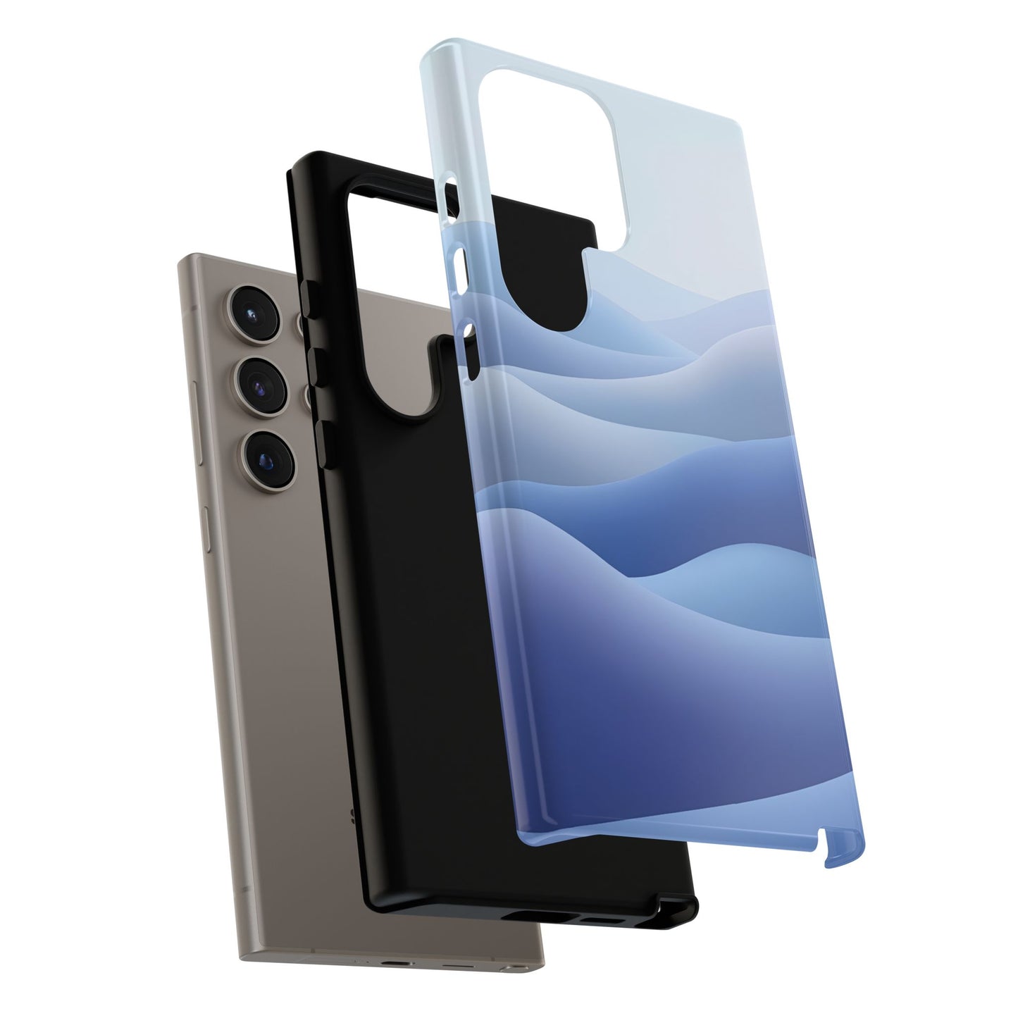 Intricate Abstract Wavy Landscape phone case