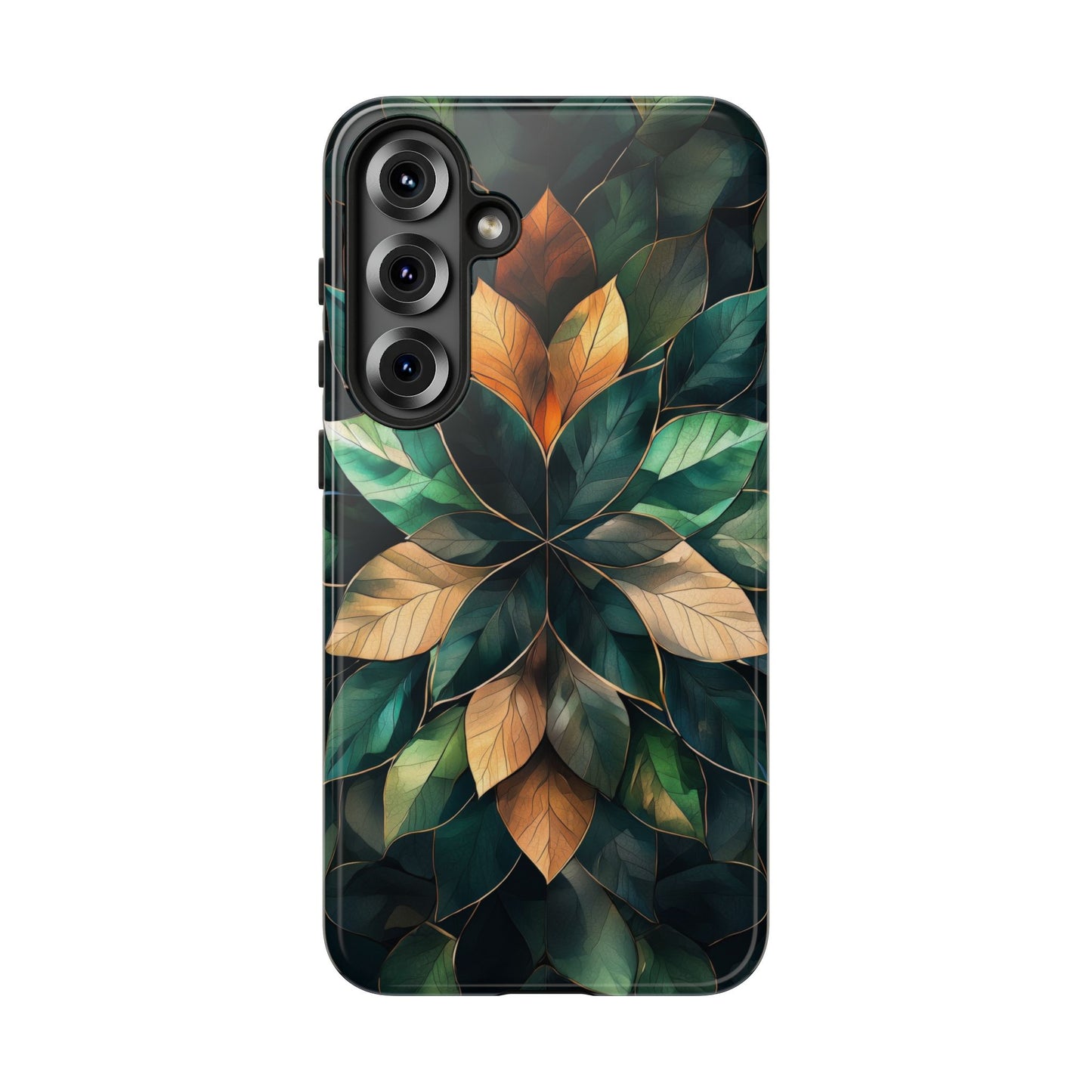 Golden Harmony Leaf Phone Case for iPhone, Samsung & Google Pixel