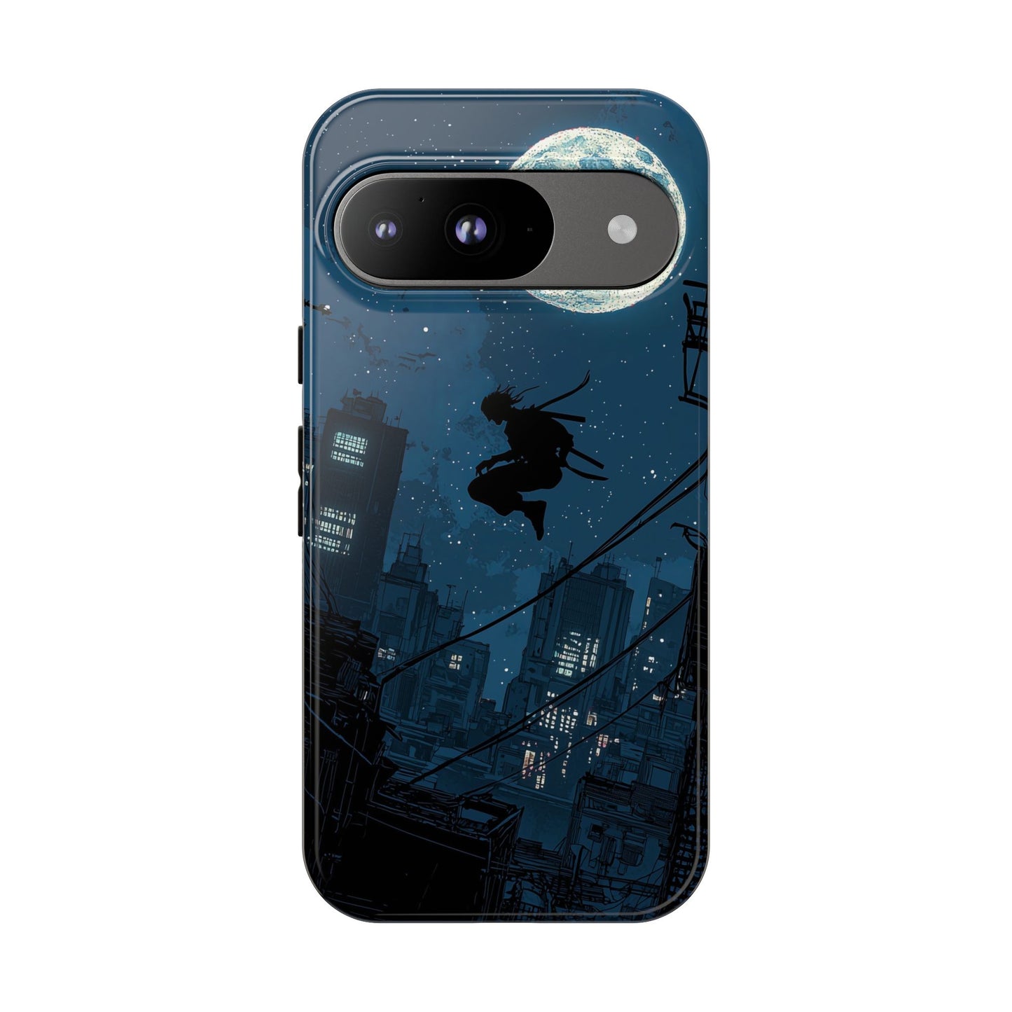 Moonlit Shadows: The Silent Ninja Phone Case for iPhone, Samsung & Pixel