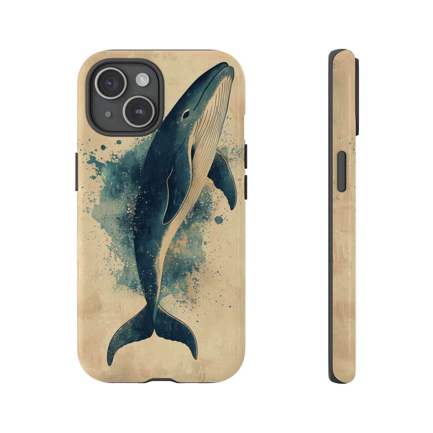Ocean Majesty: Watercolor Whale Case for iPhone, Samsung & Pixel