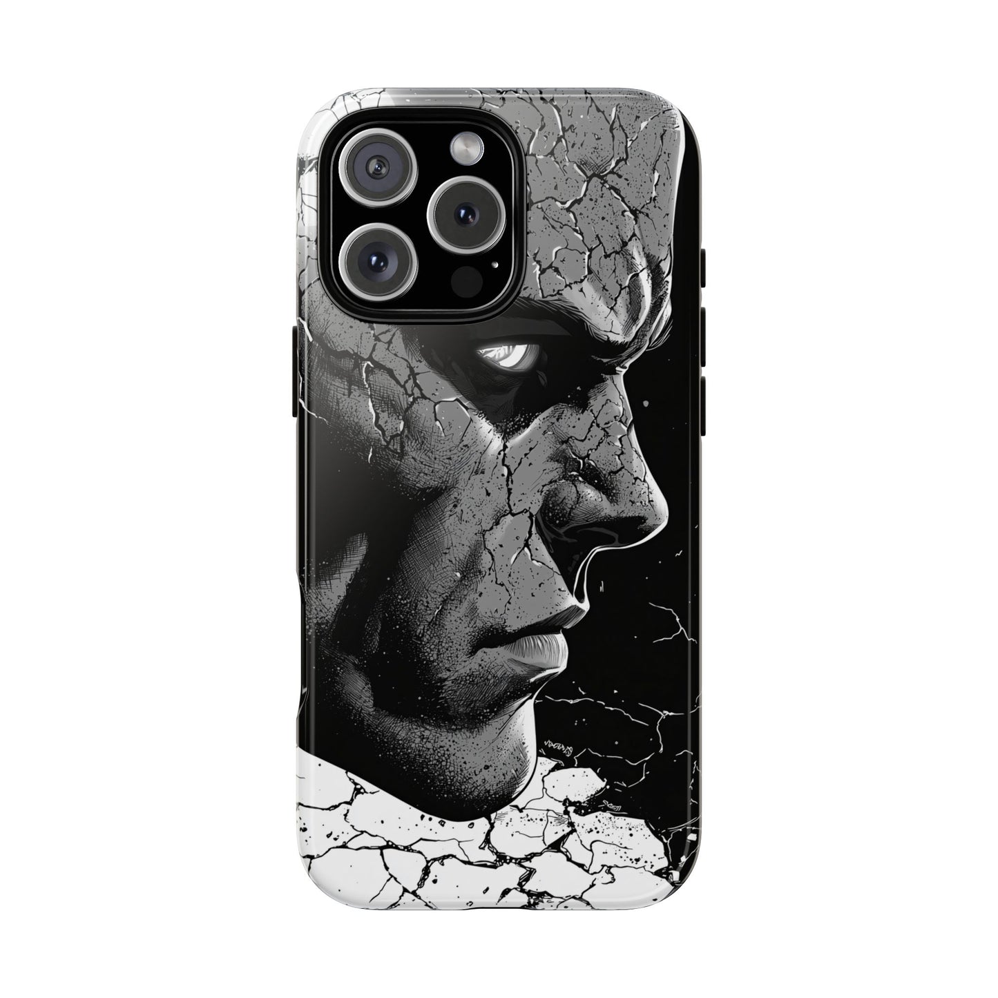 Shattered Reflections of a Symbiotic Soul: The Rise of a Dark Anti-Hero Phone Case for iPhone, Samsung & Pixel