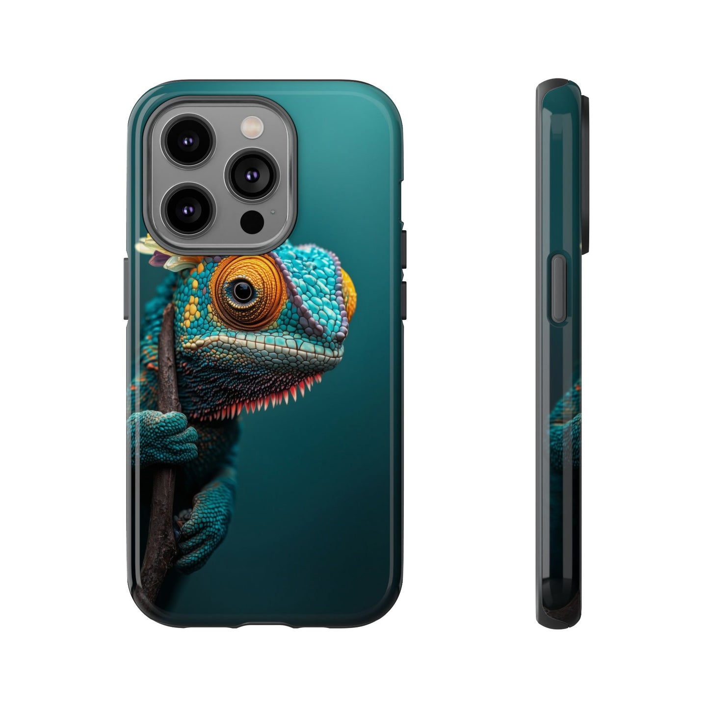 Color Shift Chameleon – Vibrant Reptile Skin Phone Case for iPhone, Pixel & Samsung
