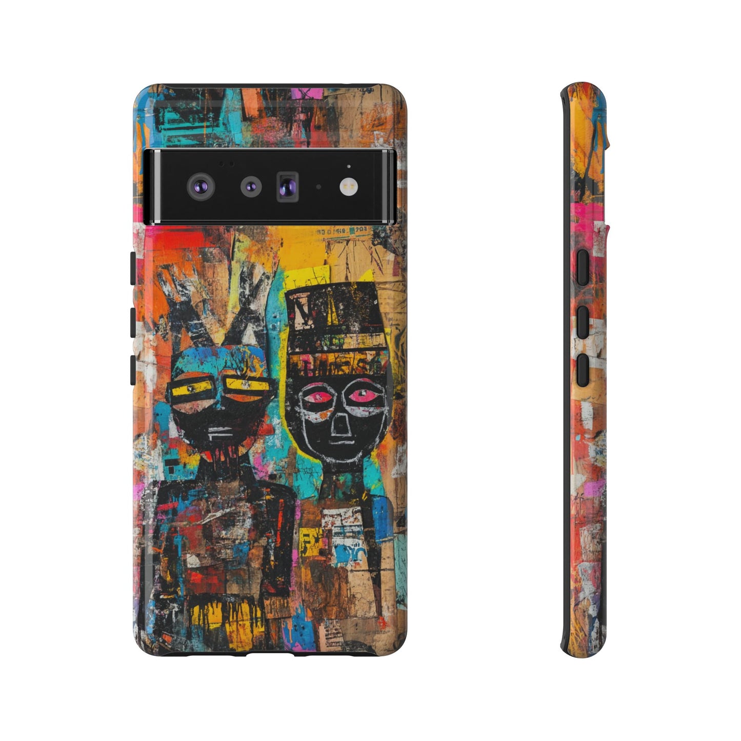Jean-Michel Basquiat Phone Case – Street Art Phone Cover - iPhone, Samsung & Google Pixel Cover - Artistic Painting Case, Art Lover Gift