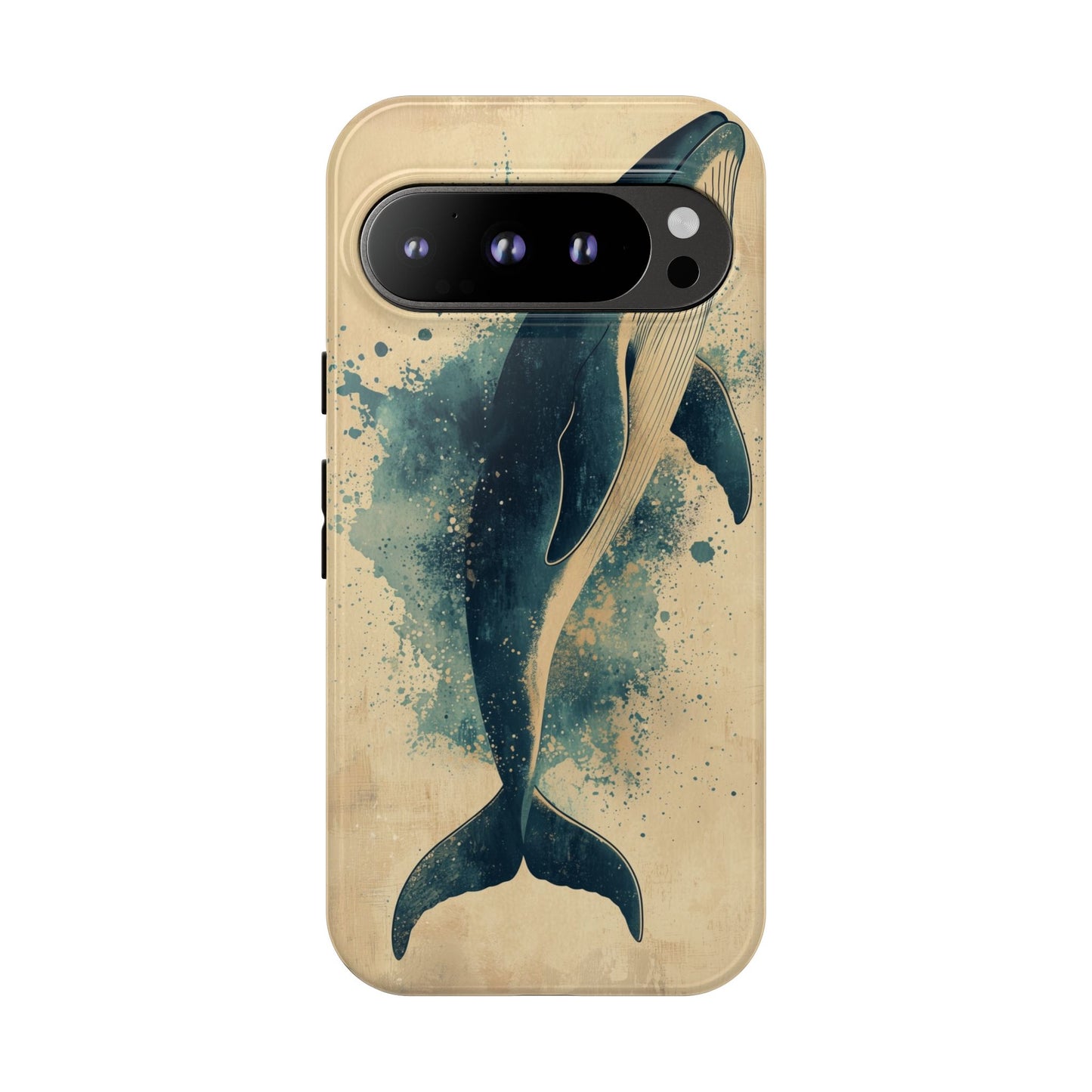 Ocean Majesty: Watercolor Whale Case for iPhone, Samsung & Pixel