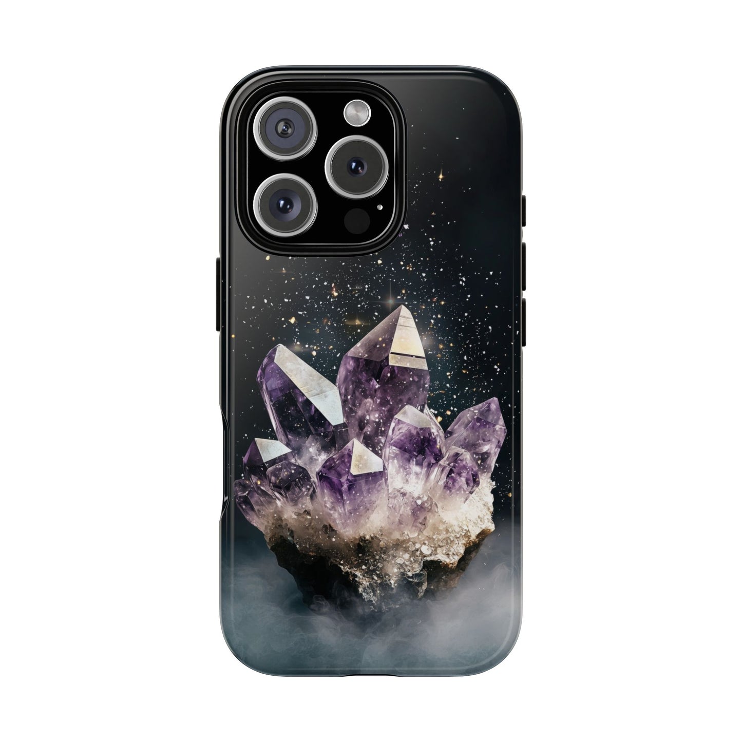 Celestial Amethyst Crystal Phone Case for iPhone, Samsung & Google Pixel