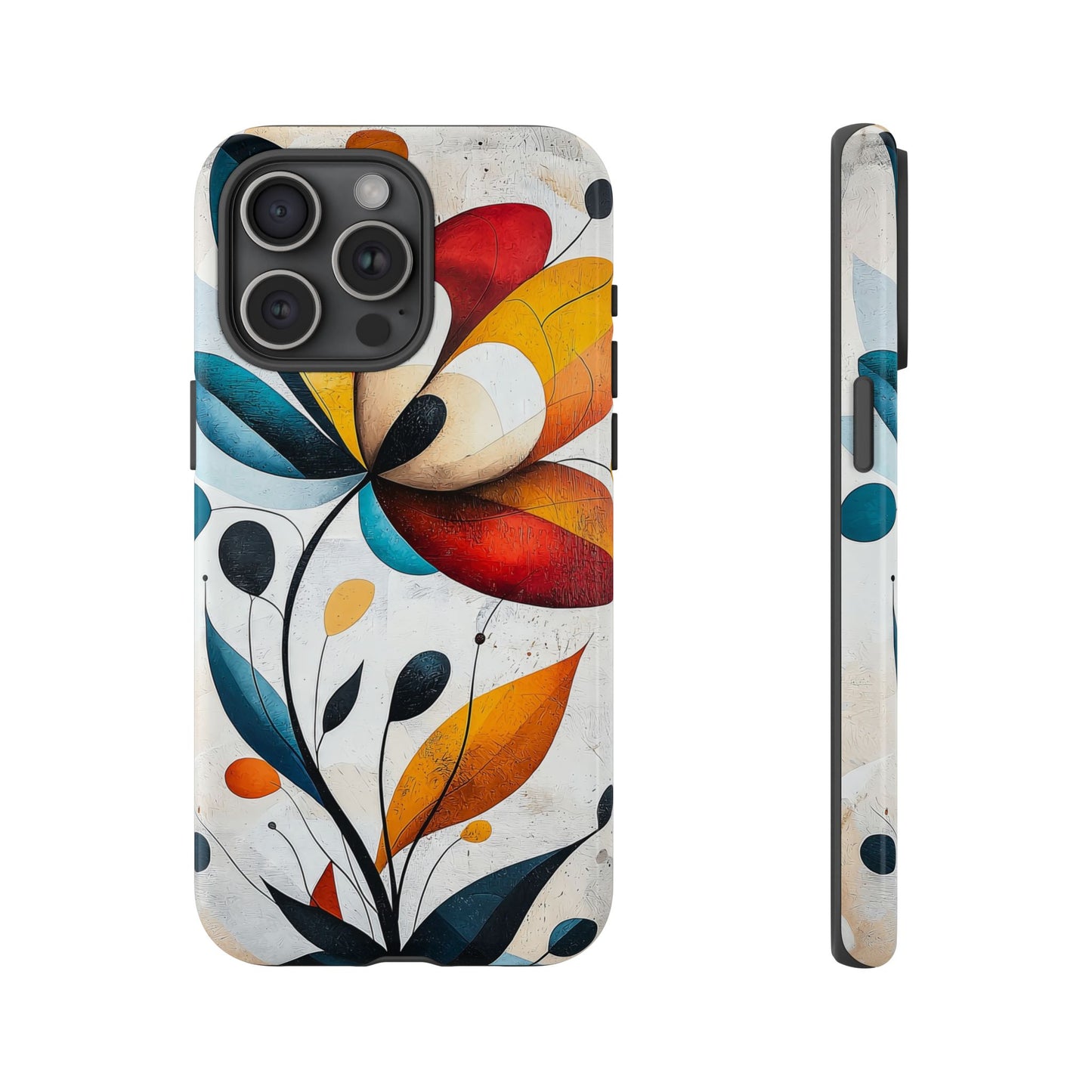 Prism Bloom – Bold Geometric Floral Case for iPhone, Pixel & Samsung