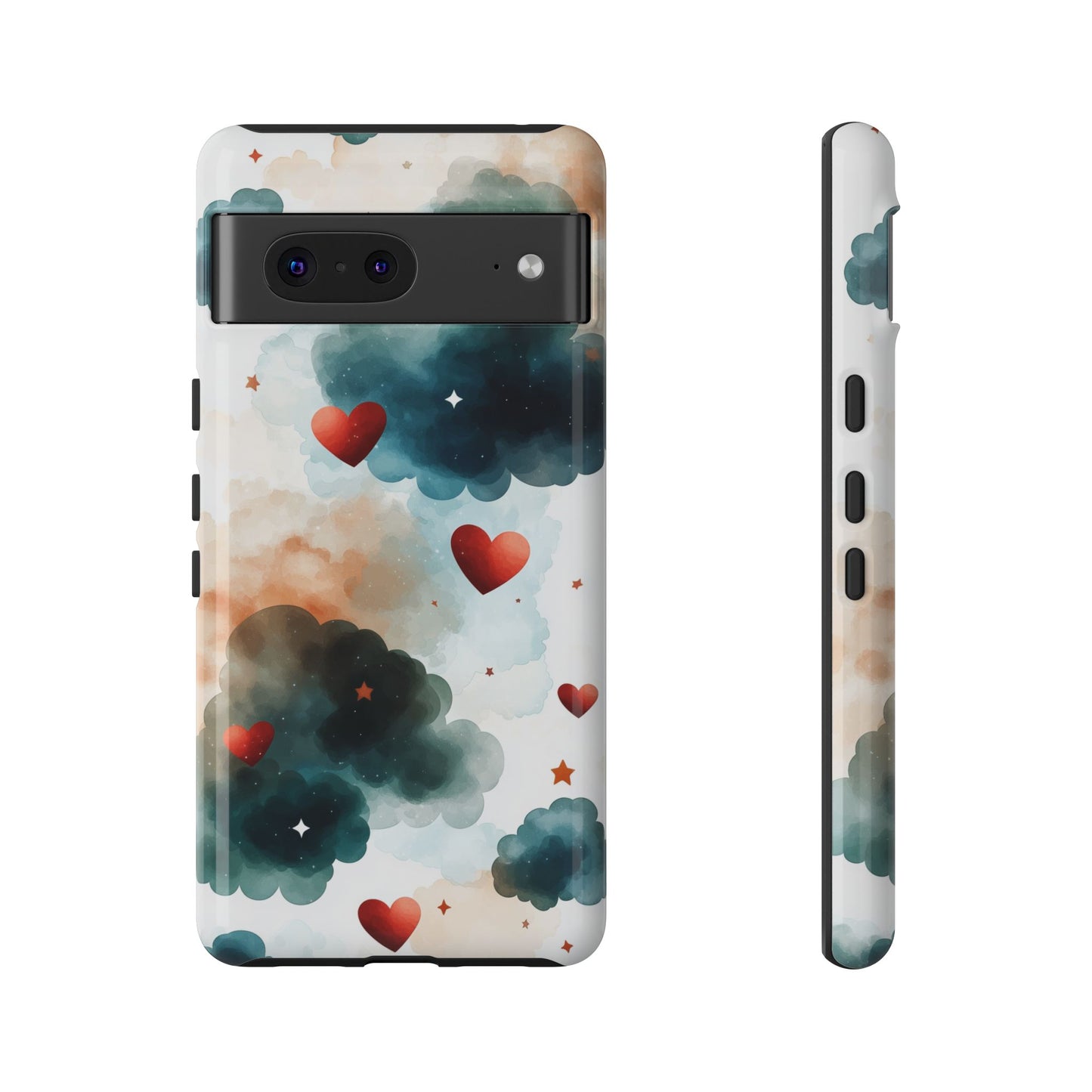 Celestial Heart Drift - Anime Aesthetic Phone Case for iPhone, Samsung, Google Pixel