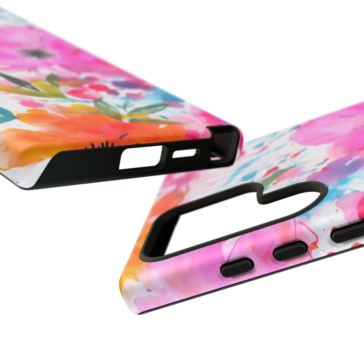 Vibrant Watercolor Floral Phone Case – Artistic & Colorful Design
